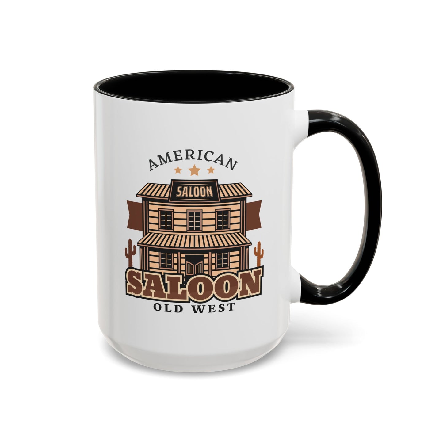 Accent Coffee Mug (11, 15oz) - American Cowboy - Saloon - Wild West