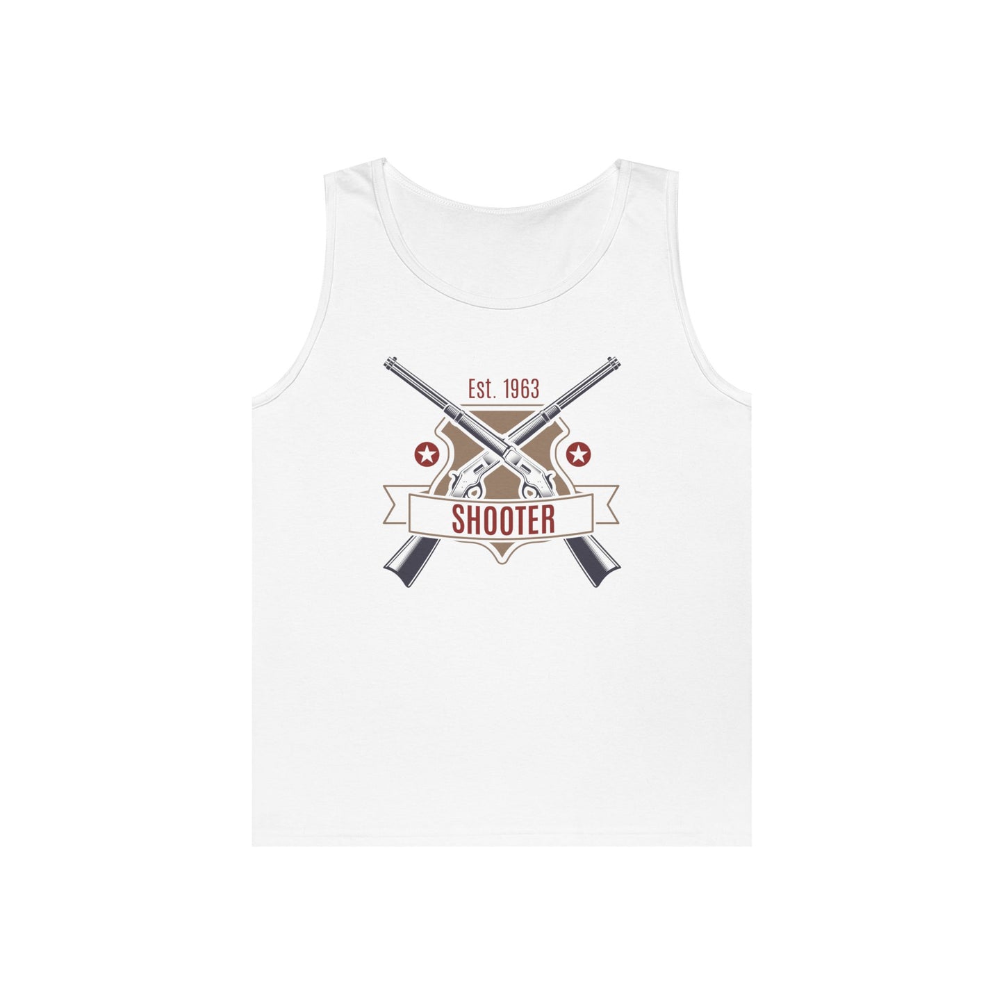 Unisex Heavy Cotton Tank Top - Shooter - Revolver