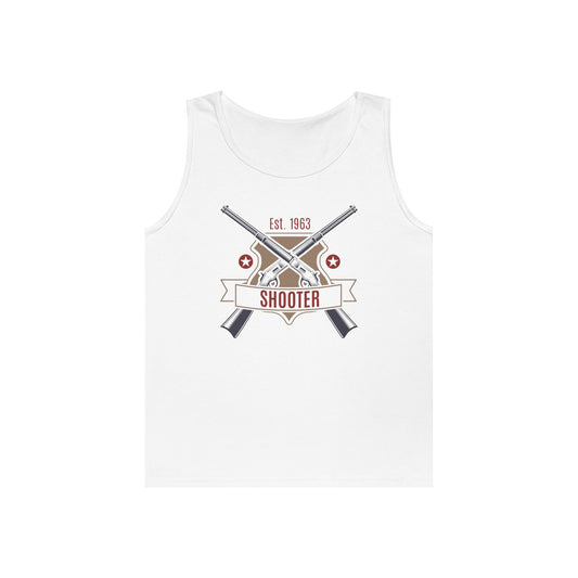 Unisex Heavy Cotton Tank Top - Shooter - Revolver
