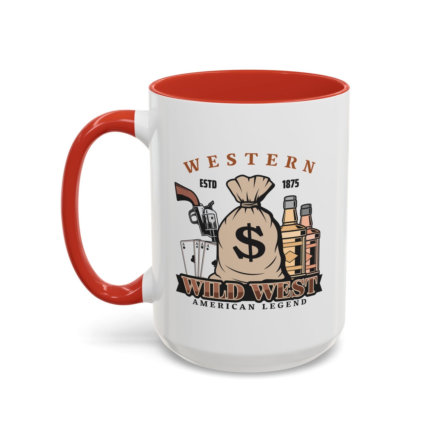Accent Coffee Mug (11, 15oz) - Western - Wild West - American Legend