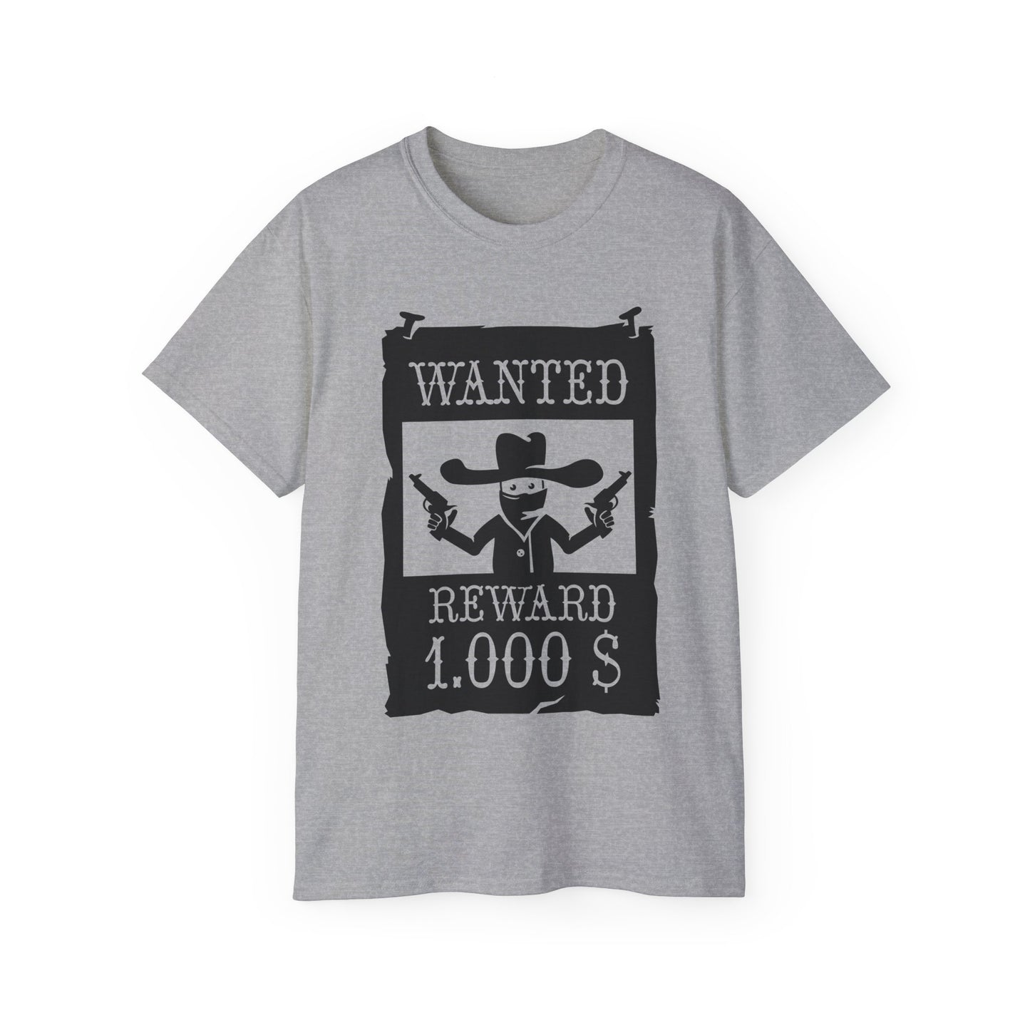 Unisex Ultra Cotton Tee - Wanted Poster X 300