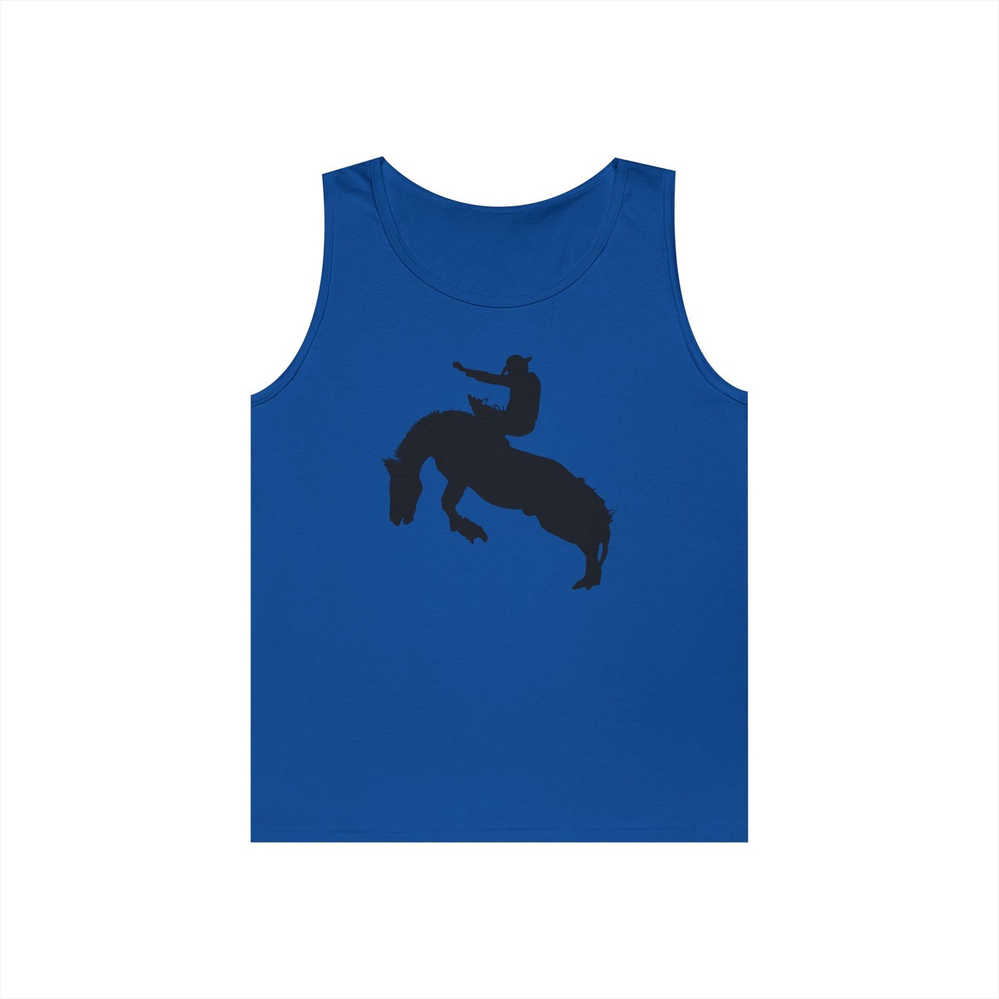 Unisex Heavy Cotton Tank Top - Augusta - Rodeo - Silhouette