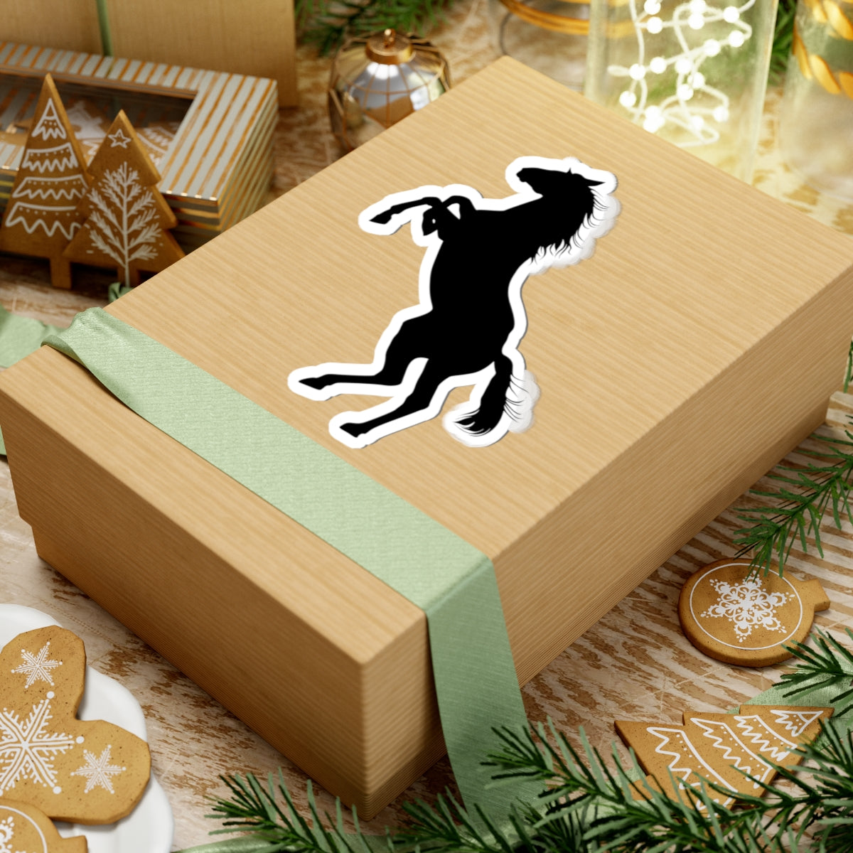 Kiss-Cut Stickers - Wild Horse - Standing 2 Feet X 300