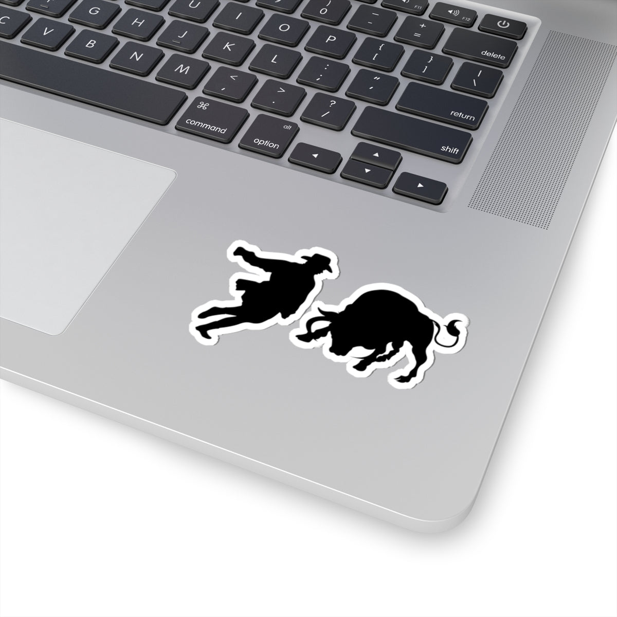Kiss-Cut Stickers - Clown and Bull - Silhouette