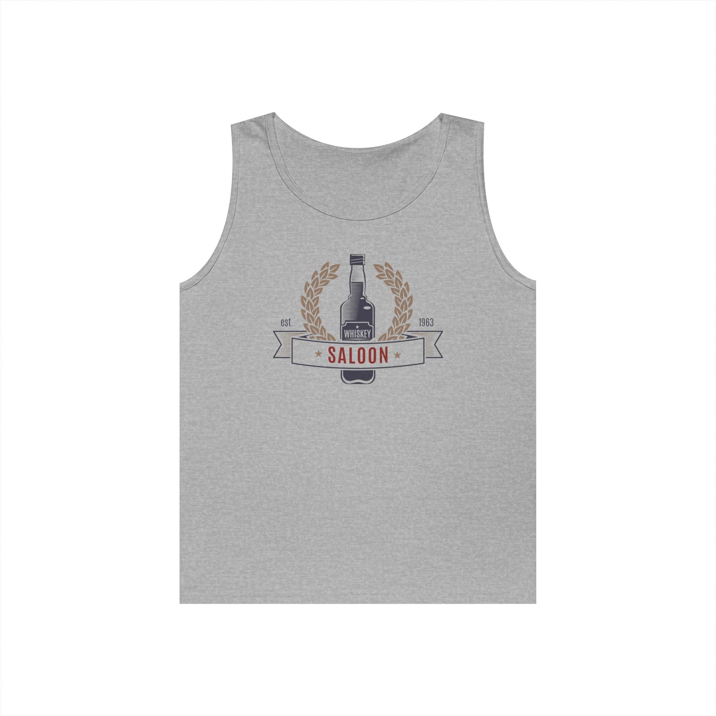 Unisex Heavy Cotton Tank Top - Saloon - Whiskey