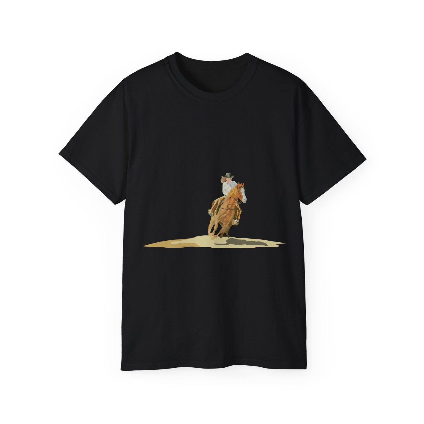 Unisex Ultra Cotton Tee - Rodeo - Cow Girl