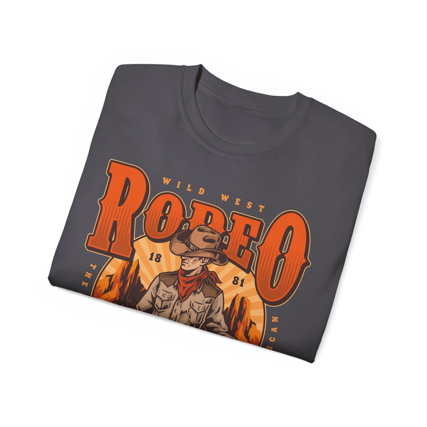 Unisex Ultra Cotton Tee - Wild West Rodeo - True American - The Wild West At Its Best