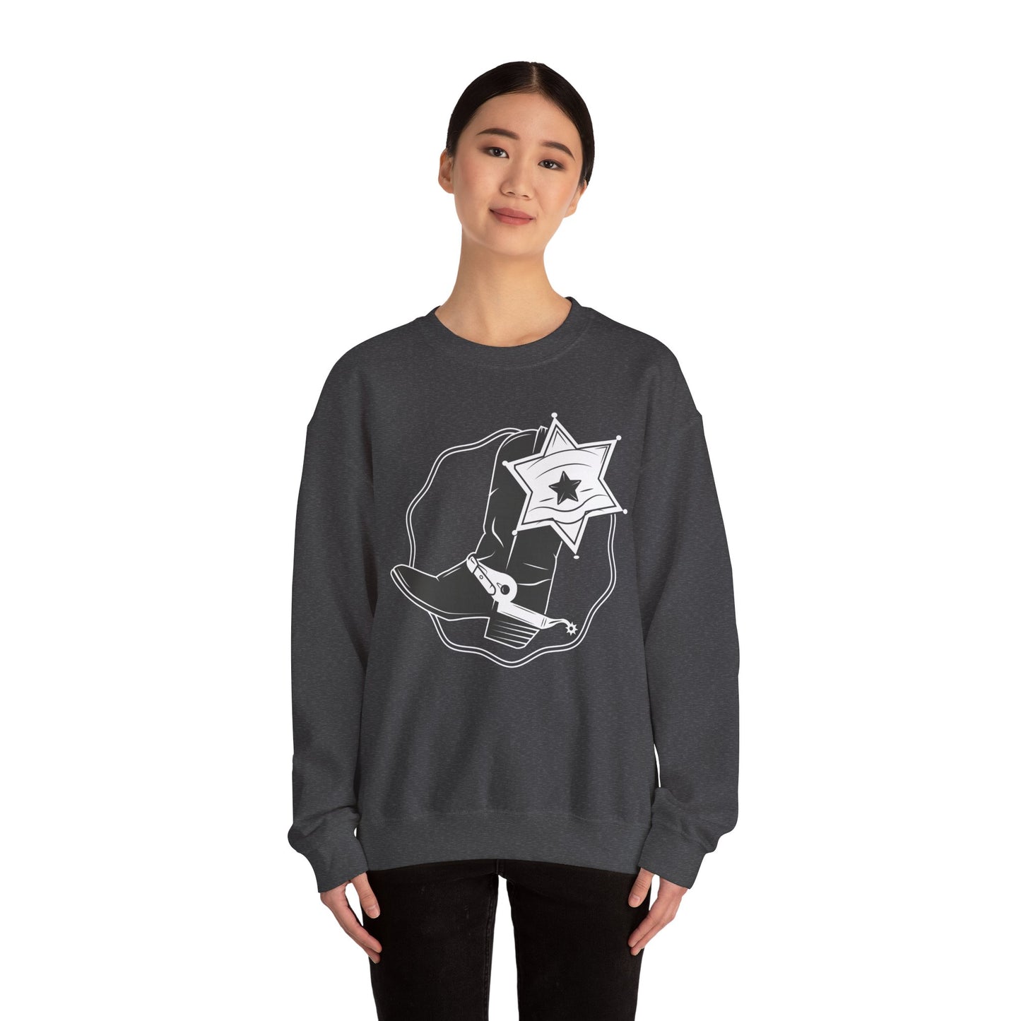Crewneck Sweatshirt - Boots w Star