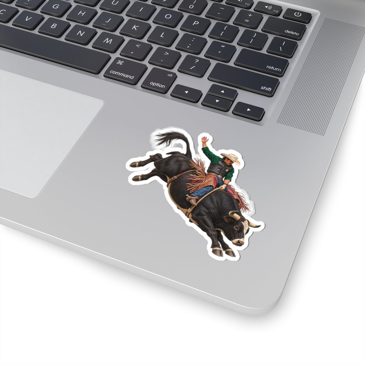 Kiss-Cut Stickers - Cowboys - Bull Rider - Latino - without Text - 3D Transparent