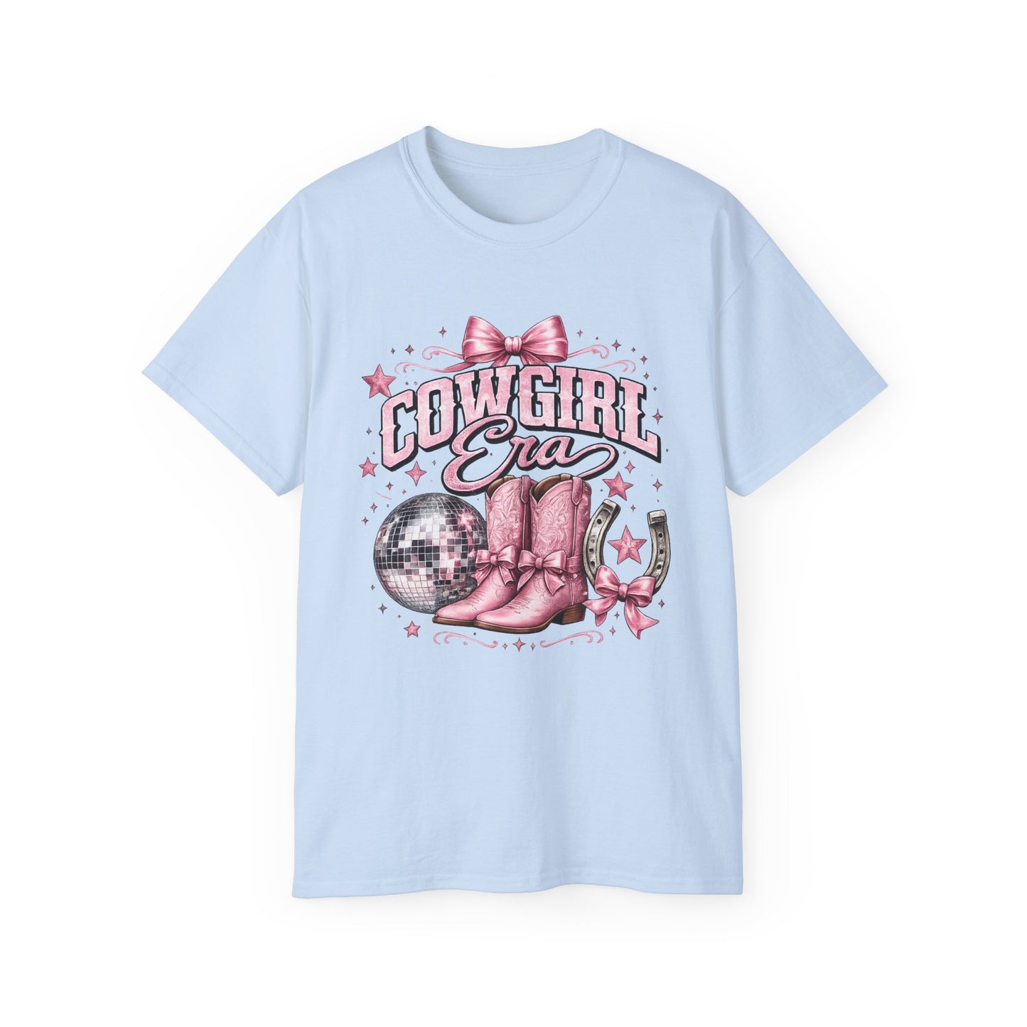 T-Shirt - Cowgirl glam with pink sparkle