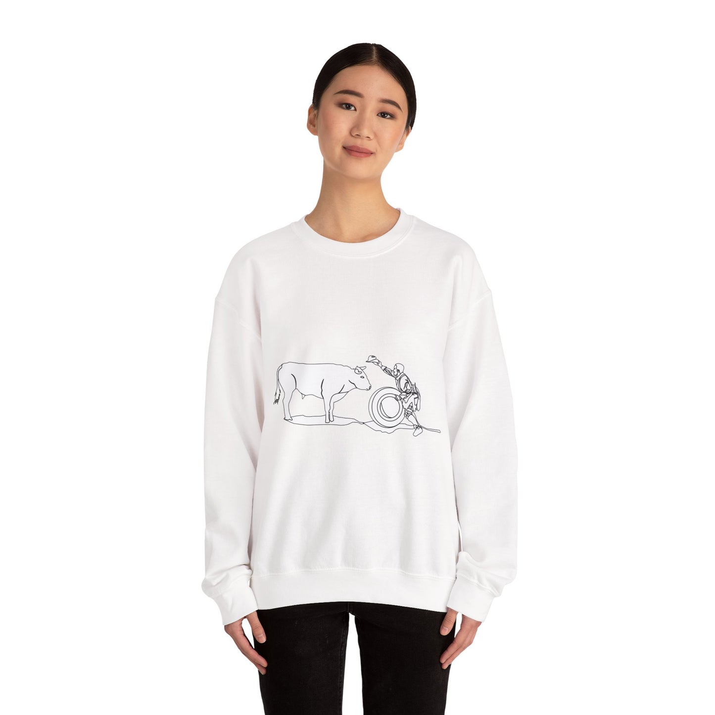 Crewneck Sweatshirt - Clown and Bull - LA