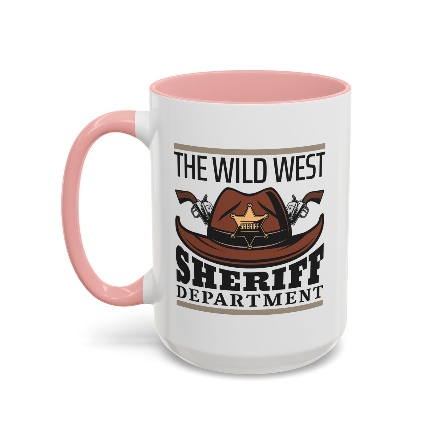 Accent Coffee Mug (11, 15oz) - The Wild West - Sheriff Department