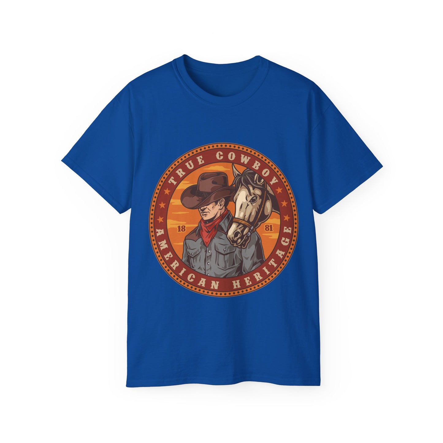 Unisex Ultra Cotton Tee - True Cowboy - American Heritage