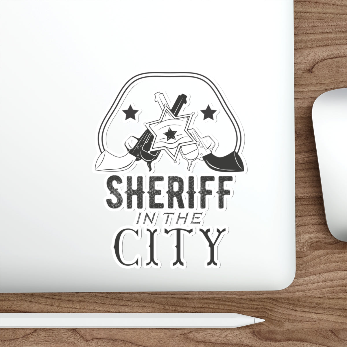 Die-cut stickers - Sheriff in the City