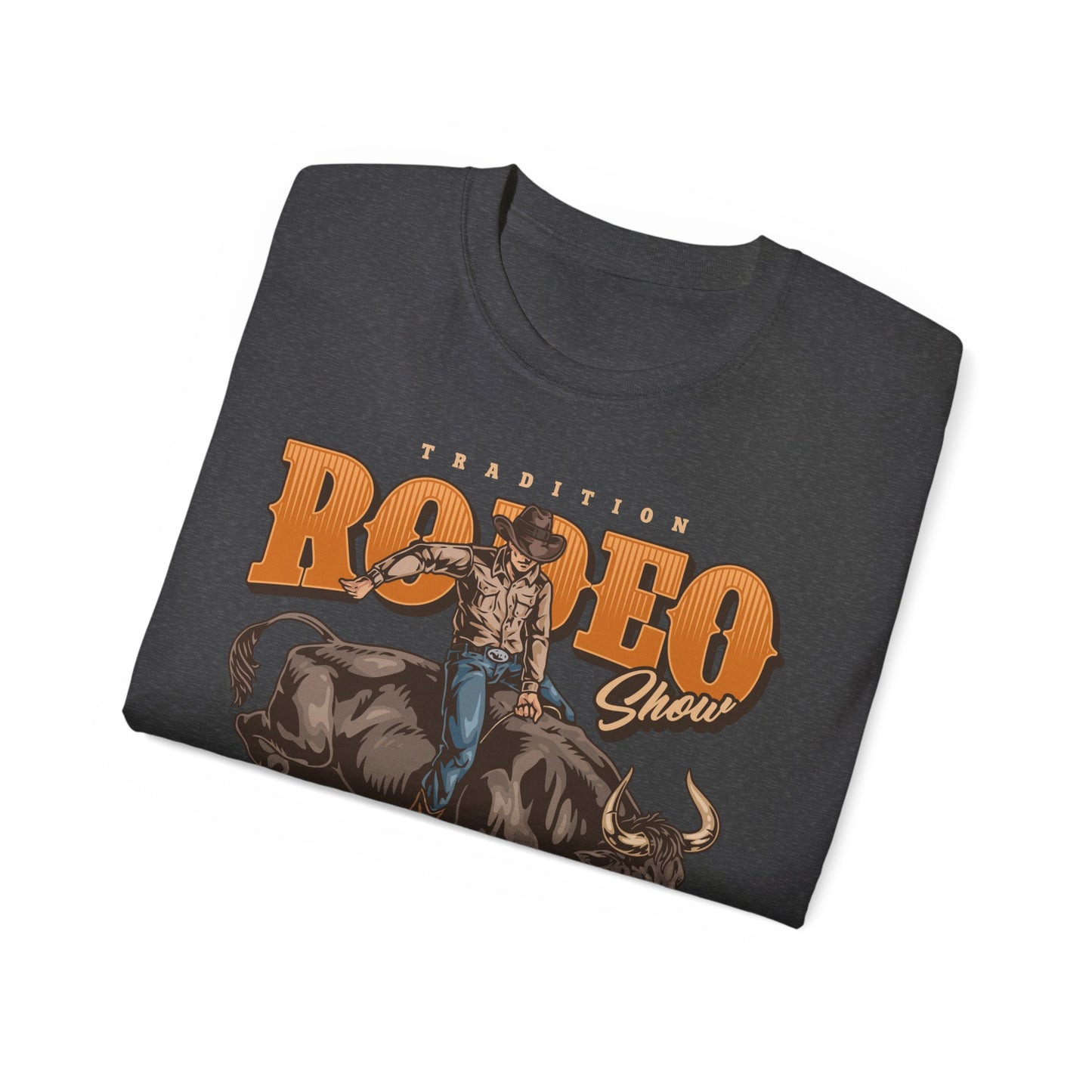 Western Rodeo Cowboy Tee - Fun Casual Shirt for Rodeo Fans, Gift for Country Lovers, Festival Outfit, Everyday Wear, Rodeo Apparel - Tradition Rodeo Show - Bull Riding Events