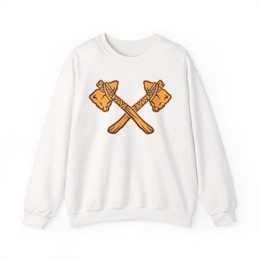Crewneck Sweatshirt - Crossed Tomahawks