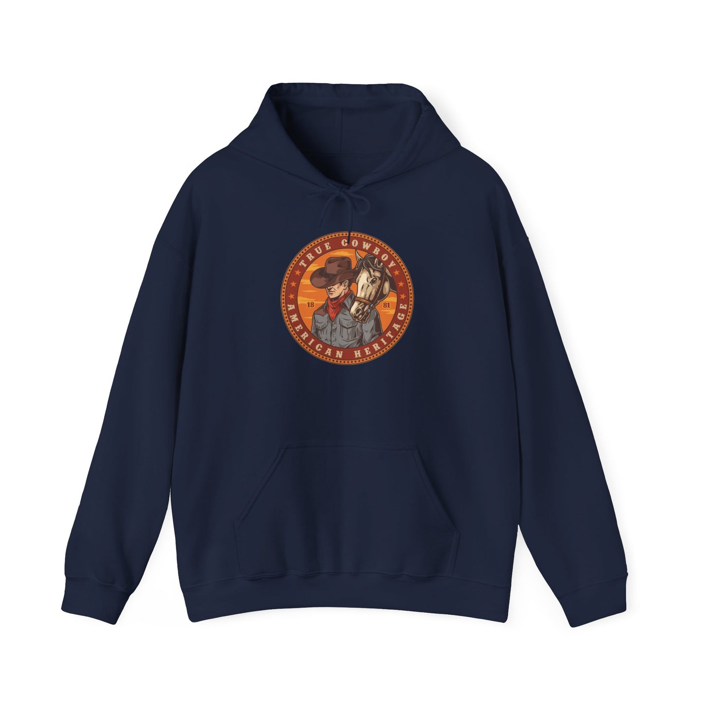 Unisex Hoodie - True Cowboy - American Heritage