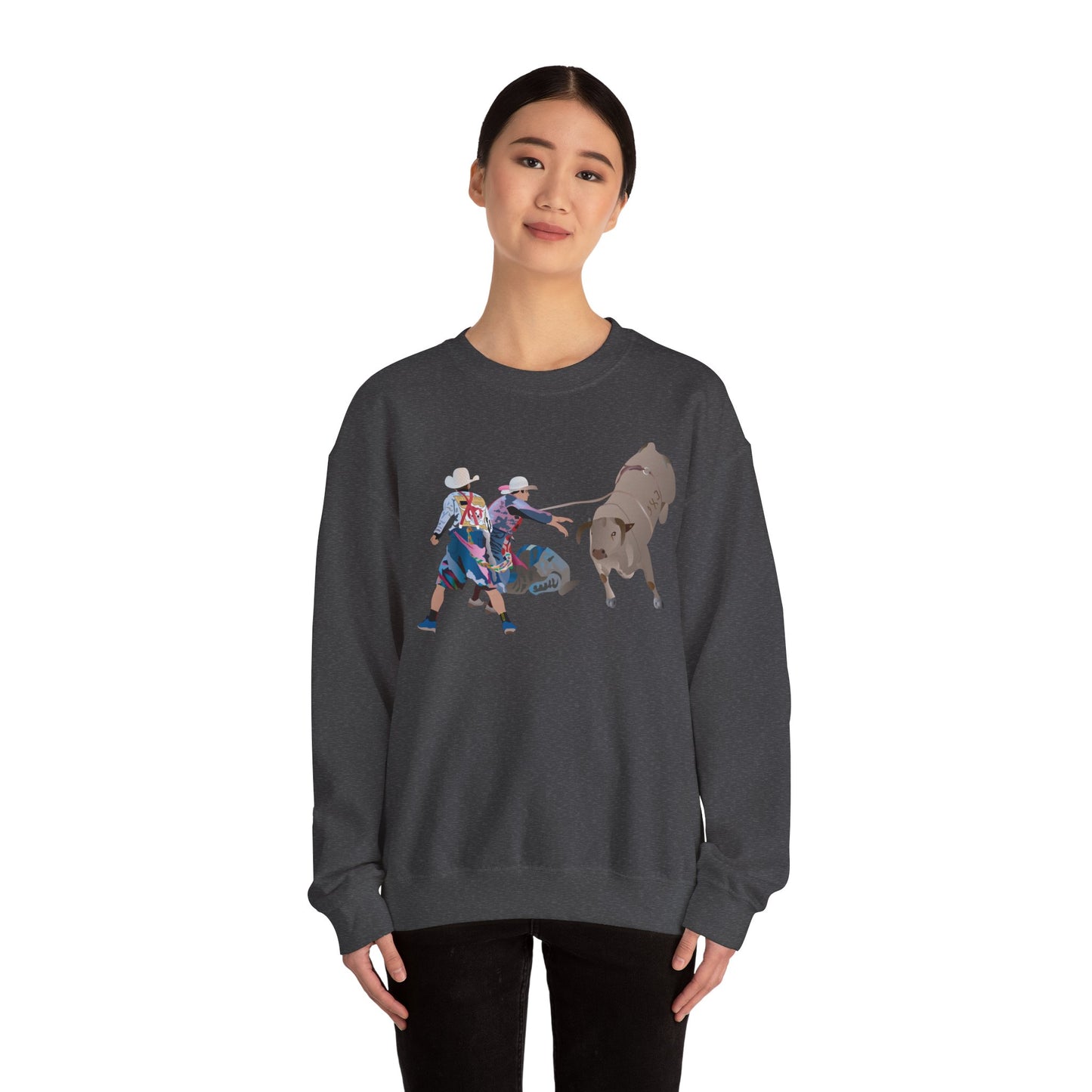 Crewneck Sweatshirt - Clowns and Bull
