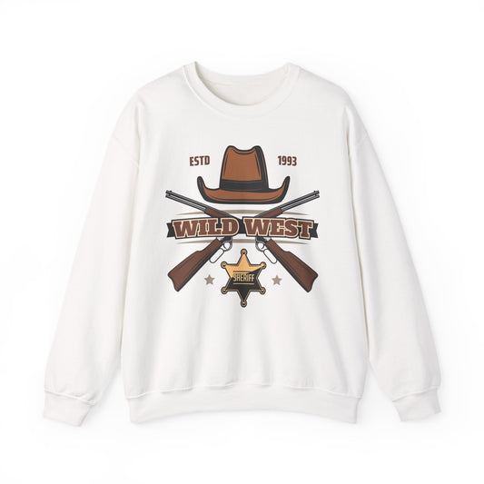 Crewneck Sweatshirt - Wild West - Sheriff