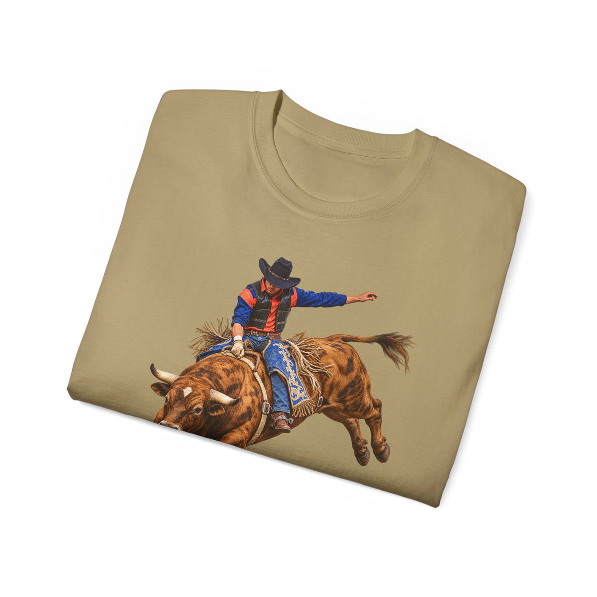 Unisex Ultra Cotton Tee - Cowboy - Rodeo - 3D