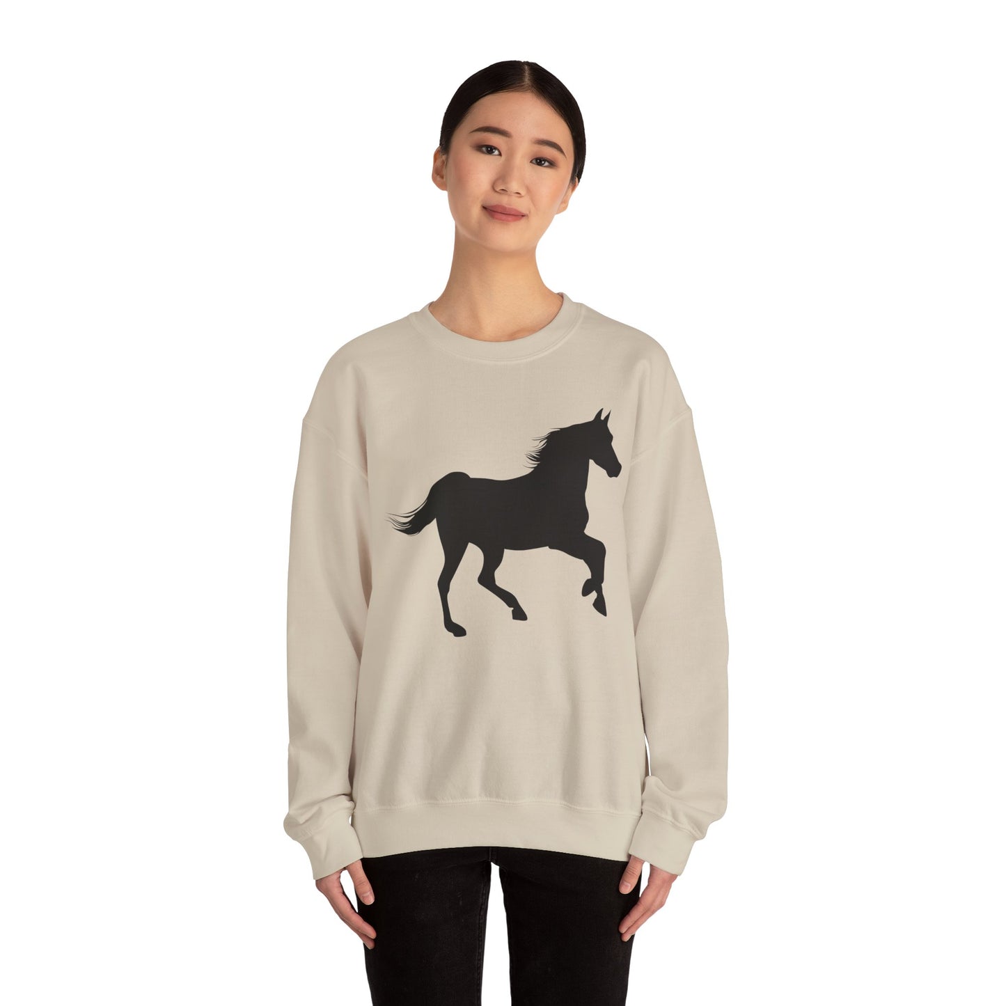 Crewneck Sweatshirt - Wild Horse - Prancing X 300