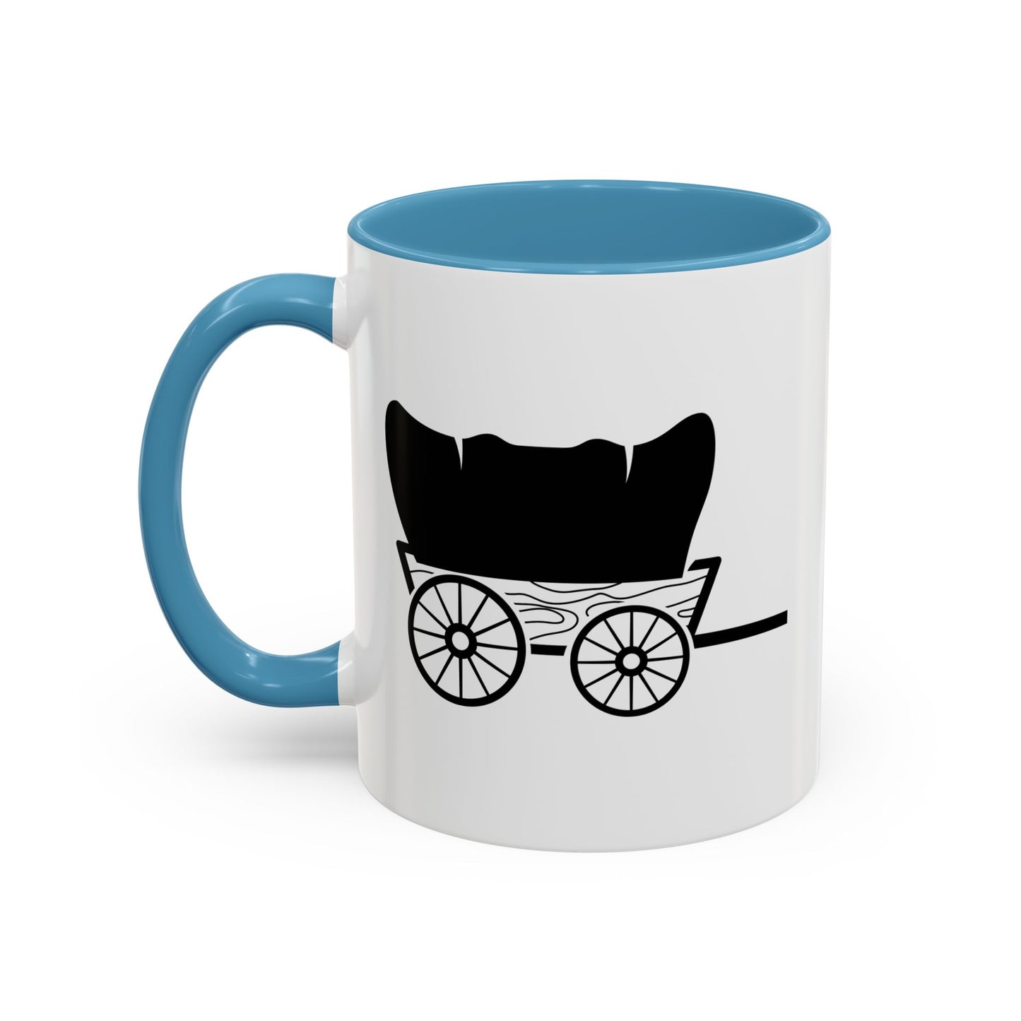 Accent Coffee Mug (11, 15oz) - Covered Wagon X 300