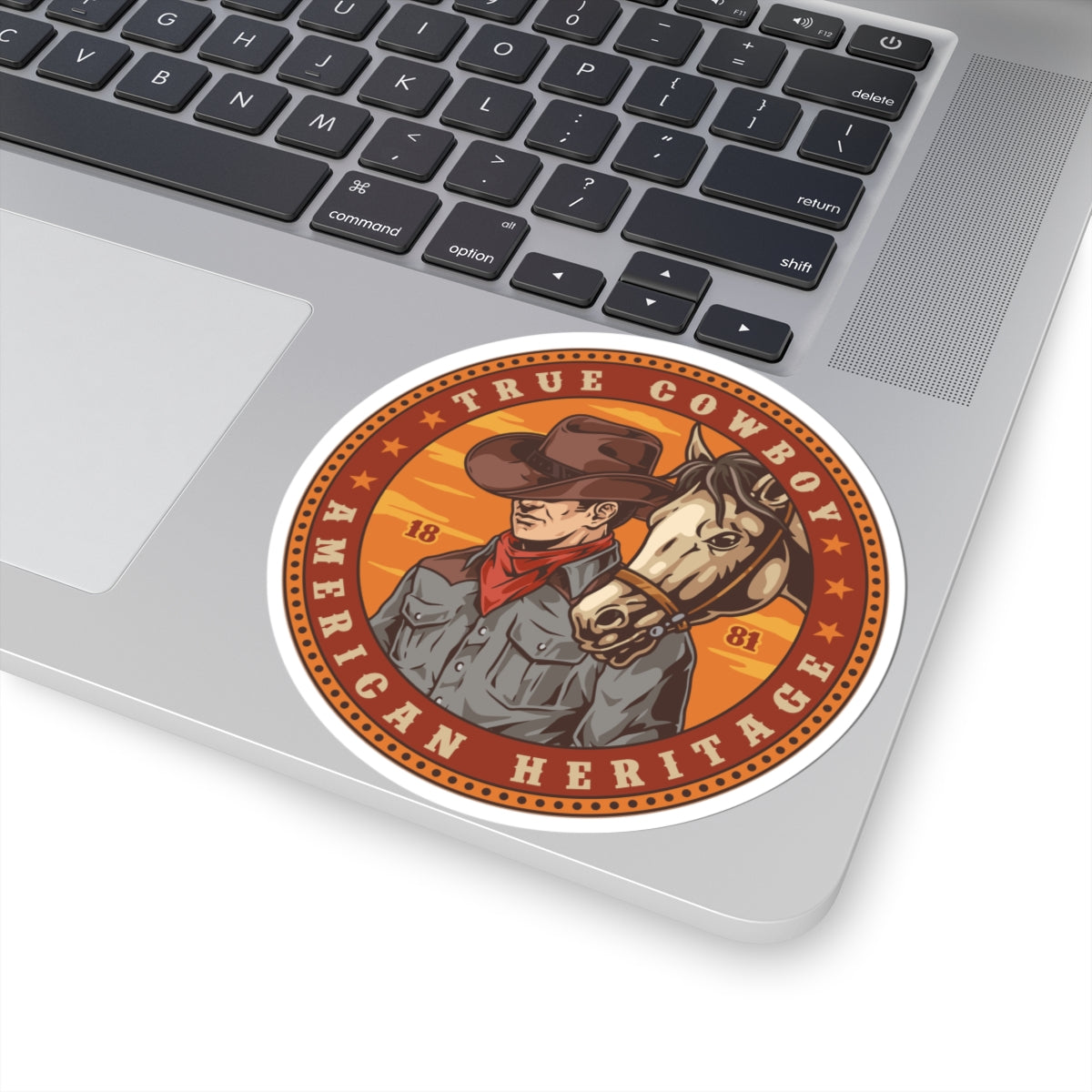 Kiss-Cut Stickers - True Cowboy - American Heritage