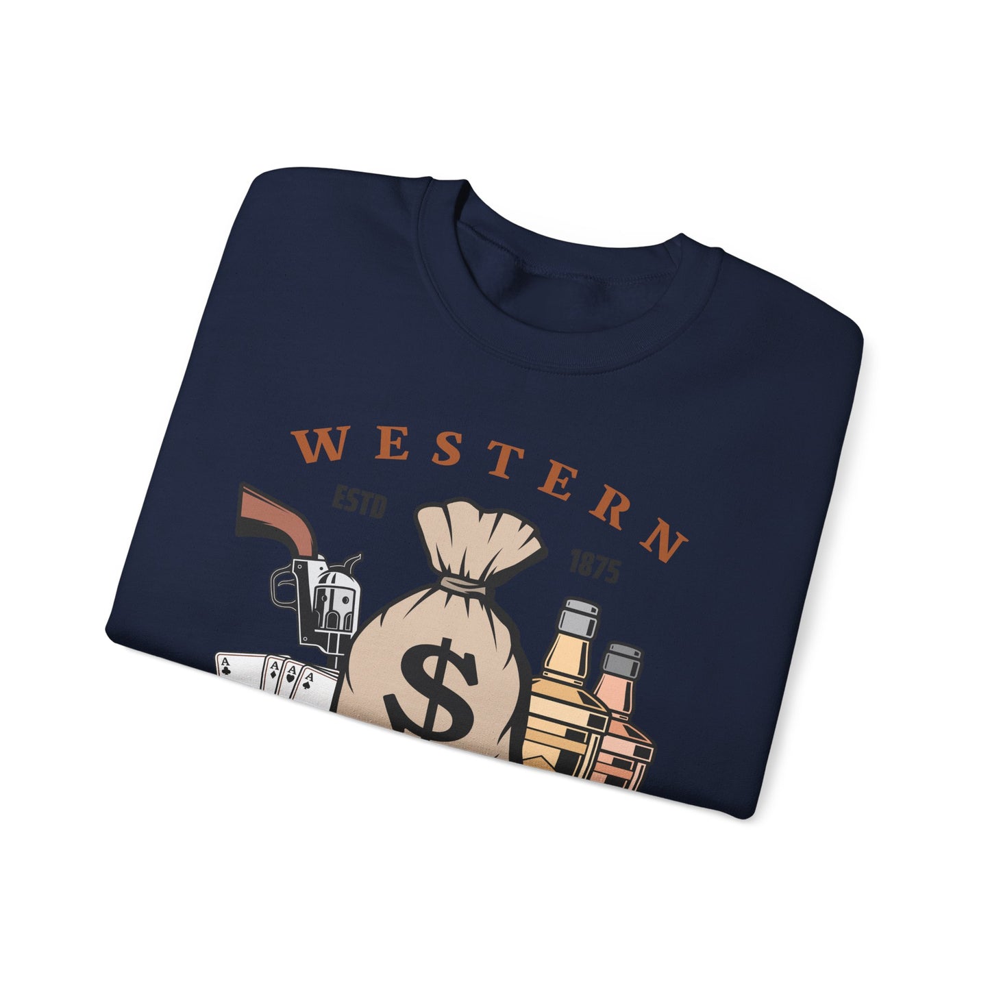 Crewneck Sweatshirt - Western - Wild West - American Legend