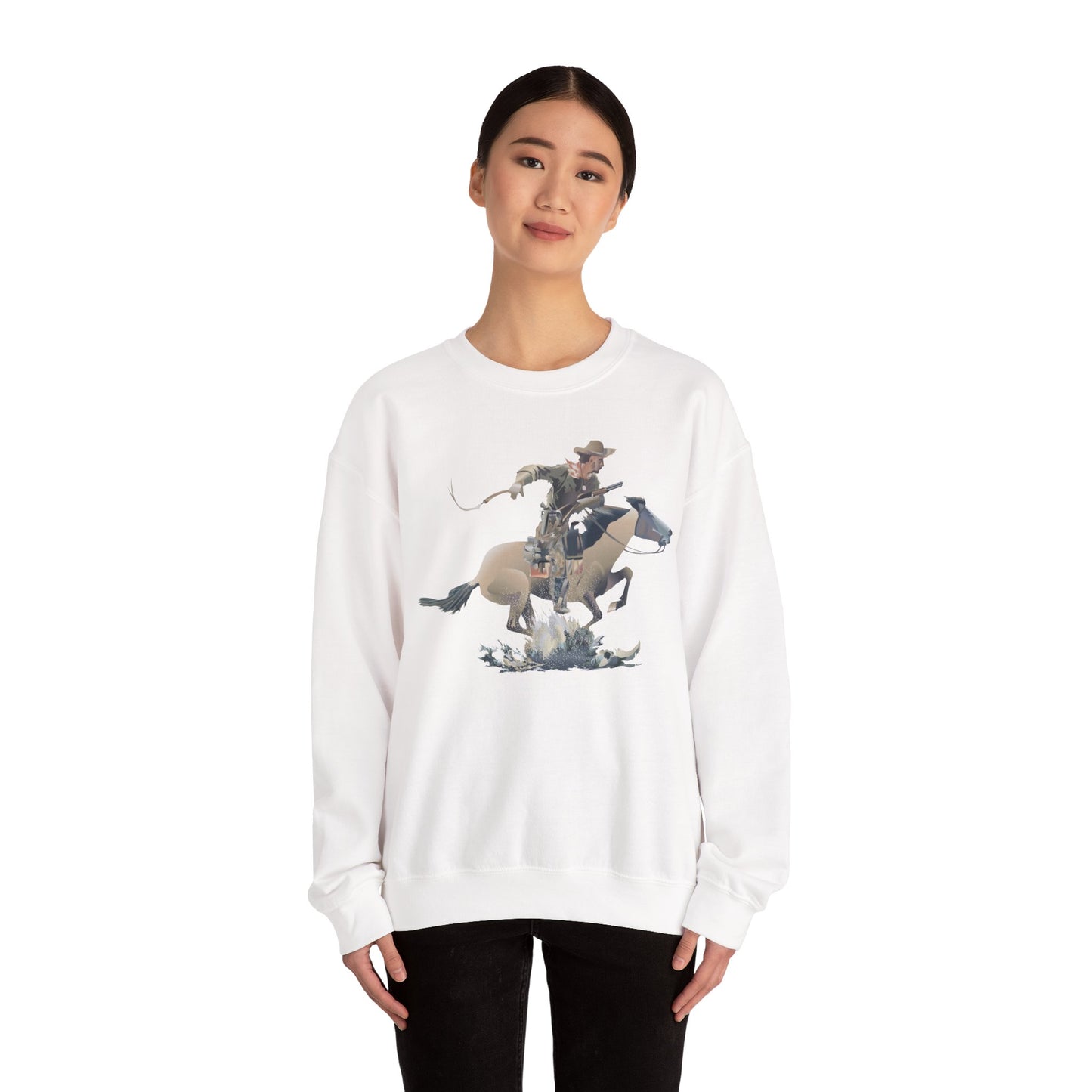 Crewneck Sweatshirt - COWBOY