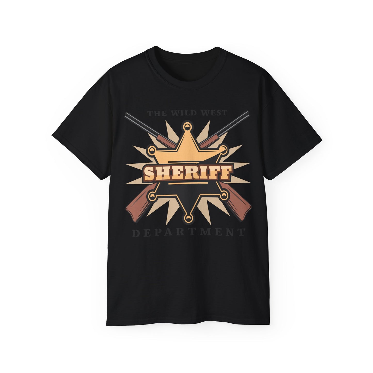 Unisex Ultra Cotton Tee - Western Cowboy - The Wild West - Sheriff Department