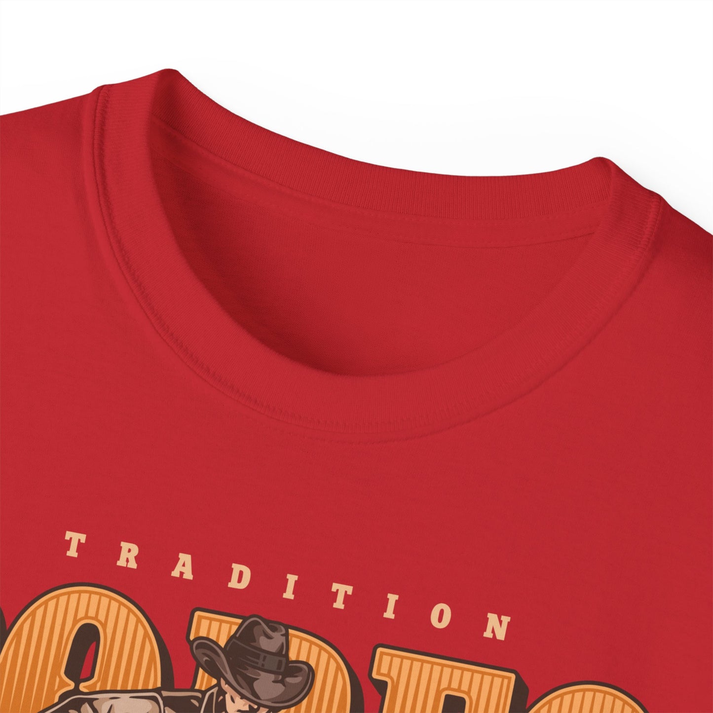 Unisex Ultra Cotton Tee - Tradition Rodeo Show - Bull Riding Events