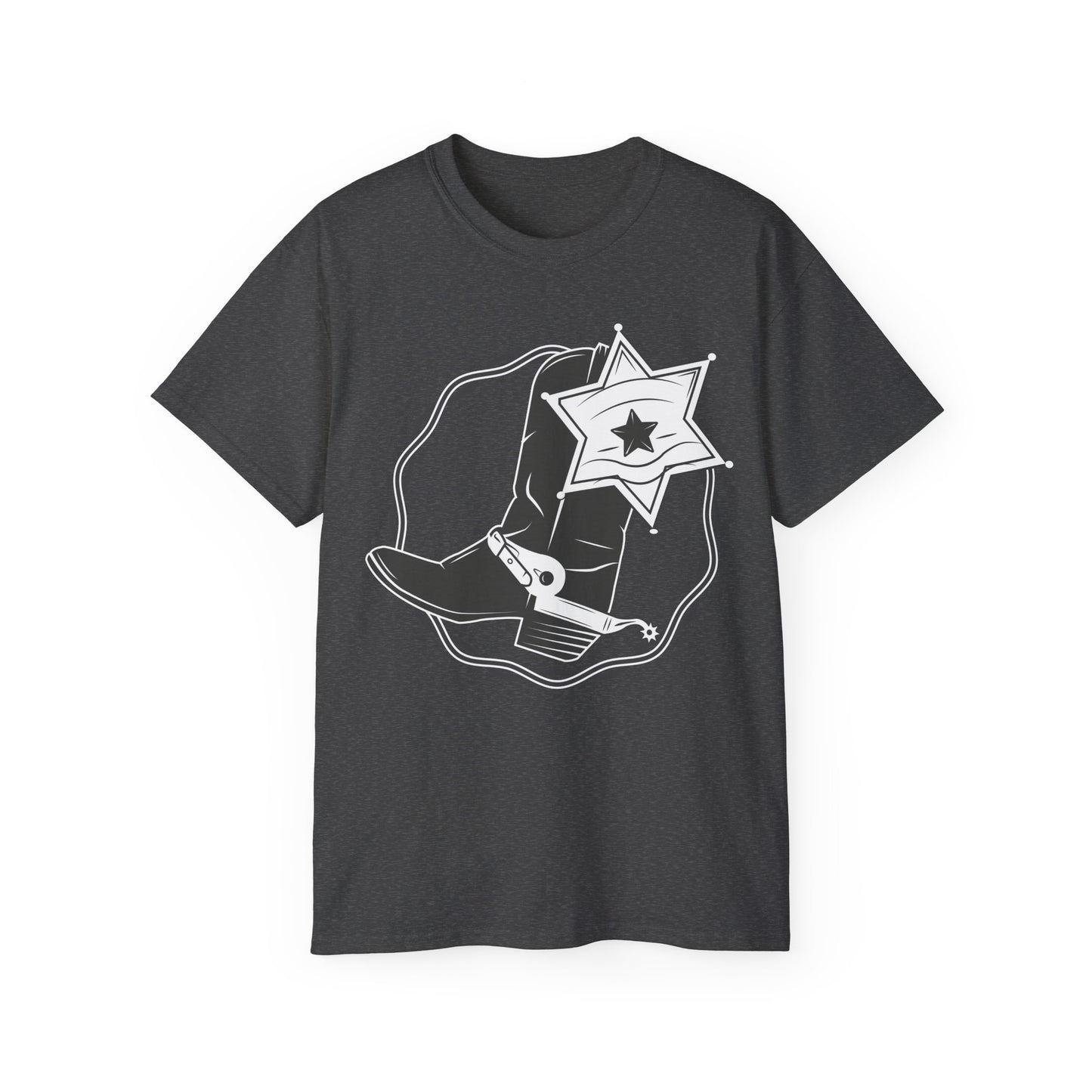 Unisex Ultra Cotton Tee - Boots w Star