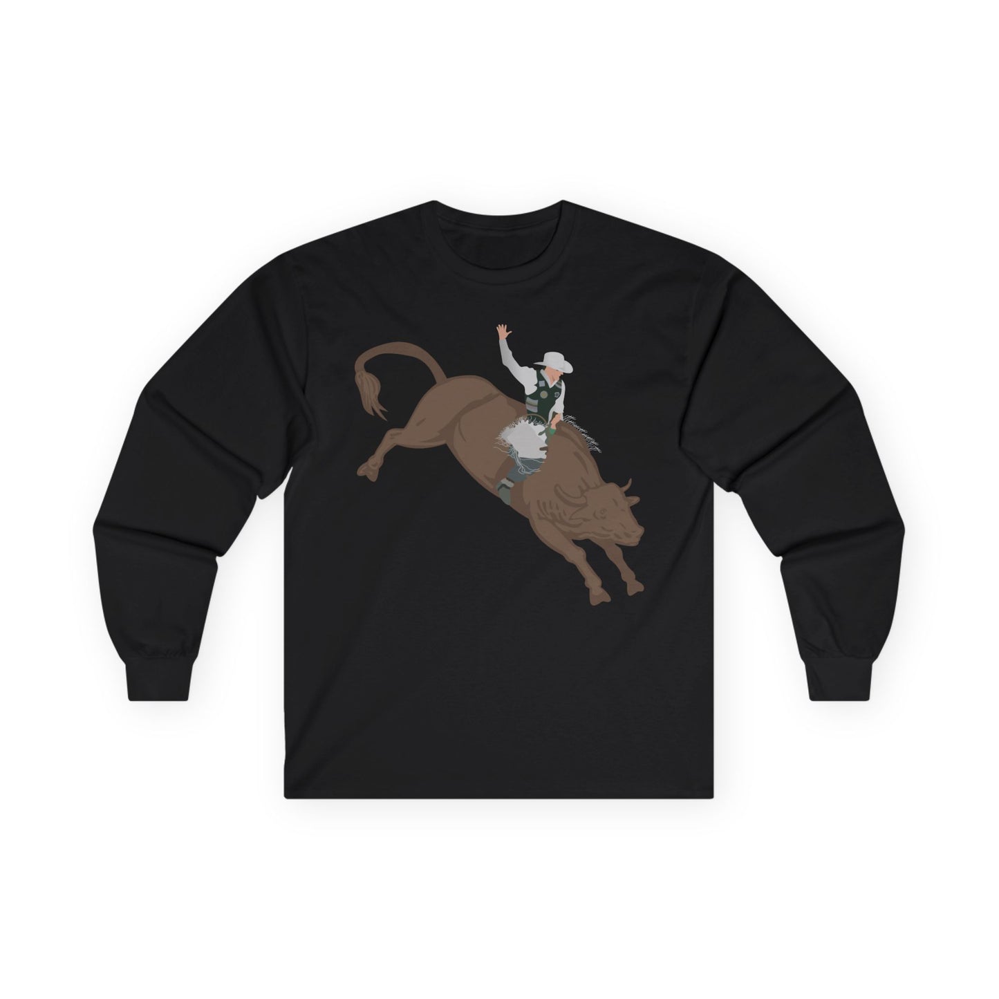 Unisex Ultra Cotton Long Sleeve Tee - Cowboy - V2