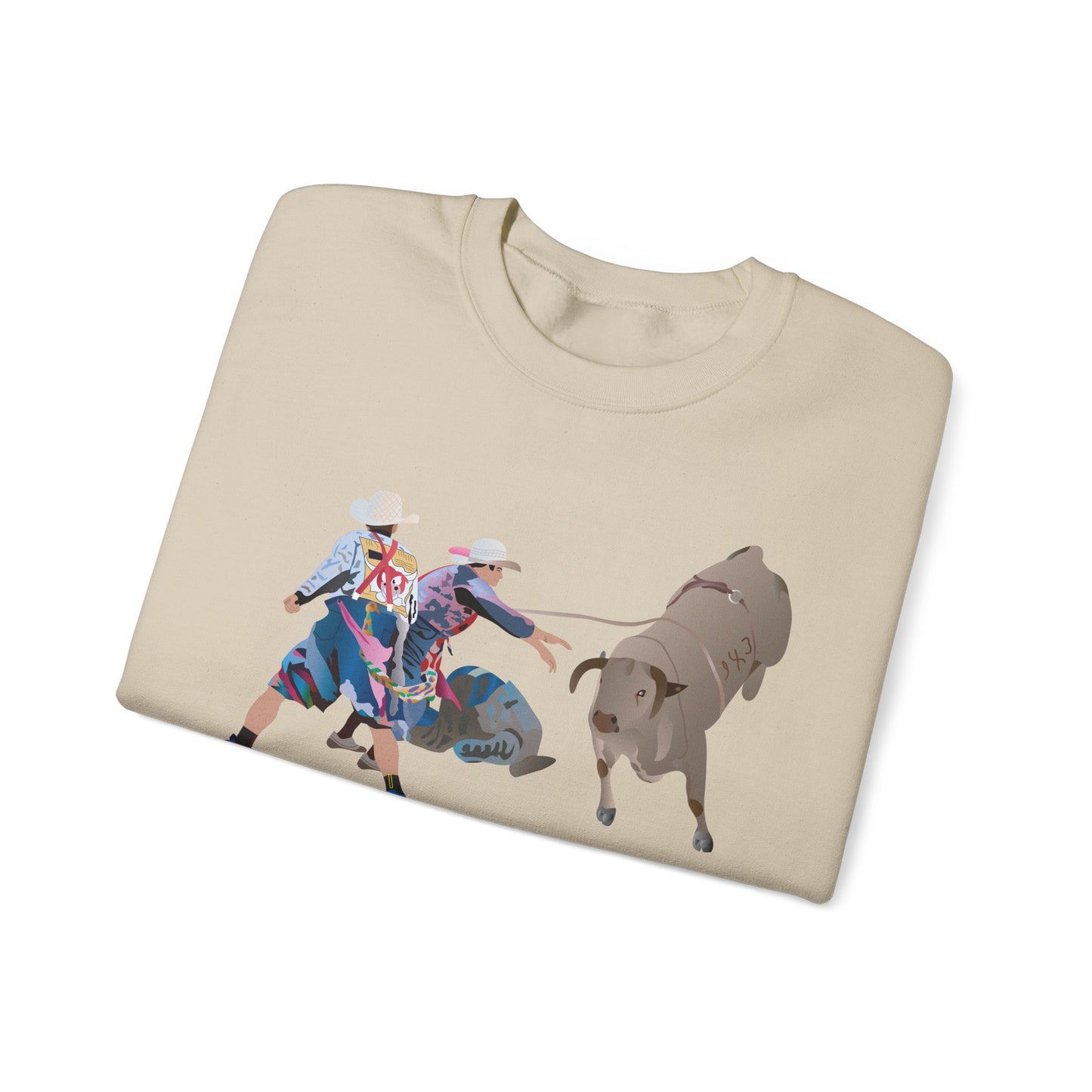 Crewneck Sweatshirt - Clowns and Bull