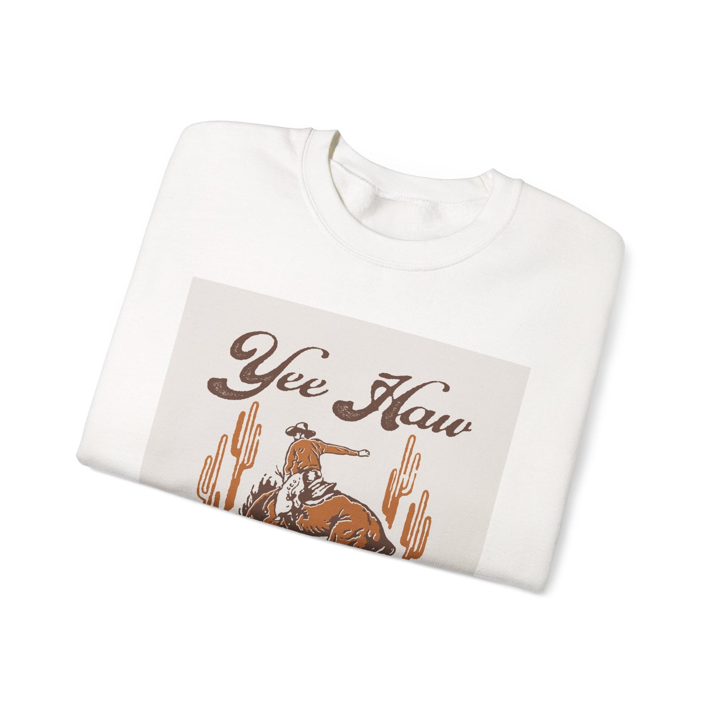 Crewneck Sweatshirt - Wild West Cowboy - Yee Haw