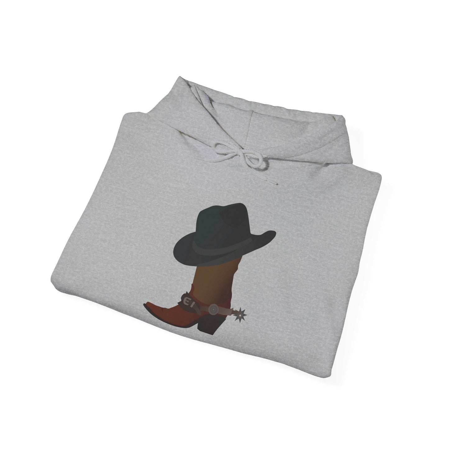 Unisex Hoodie - Rodeo - Boots and Hat and Spurs
