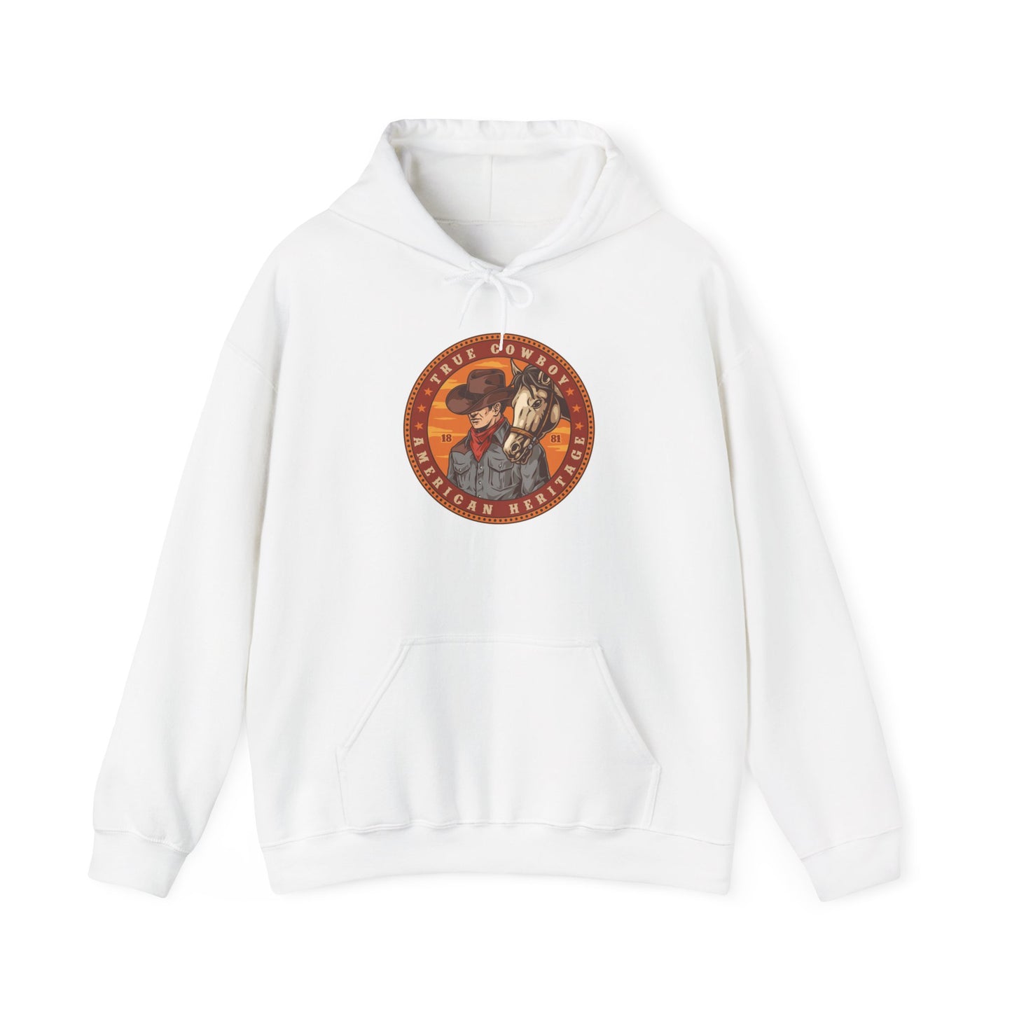 Unisex Hoodie - True Cowboy - American Heritage