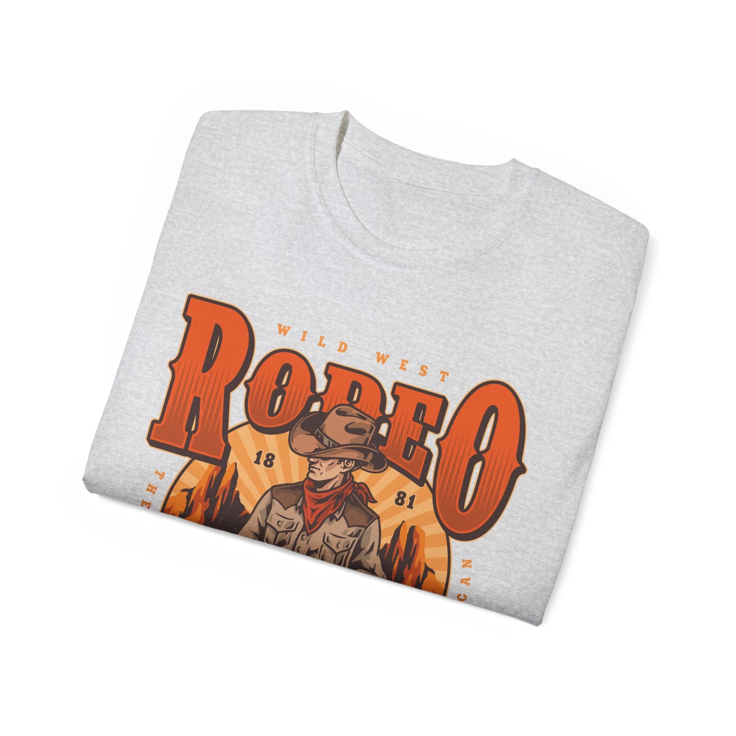 Unisex Ultra Cotton Tee - Wild West Rodeo - True American - The Wild West At Its Best