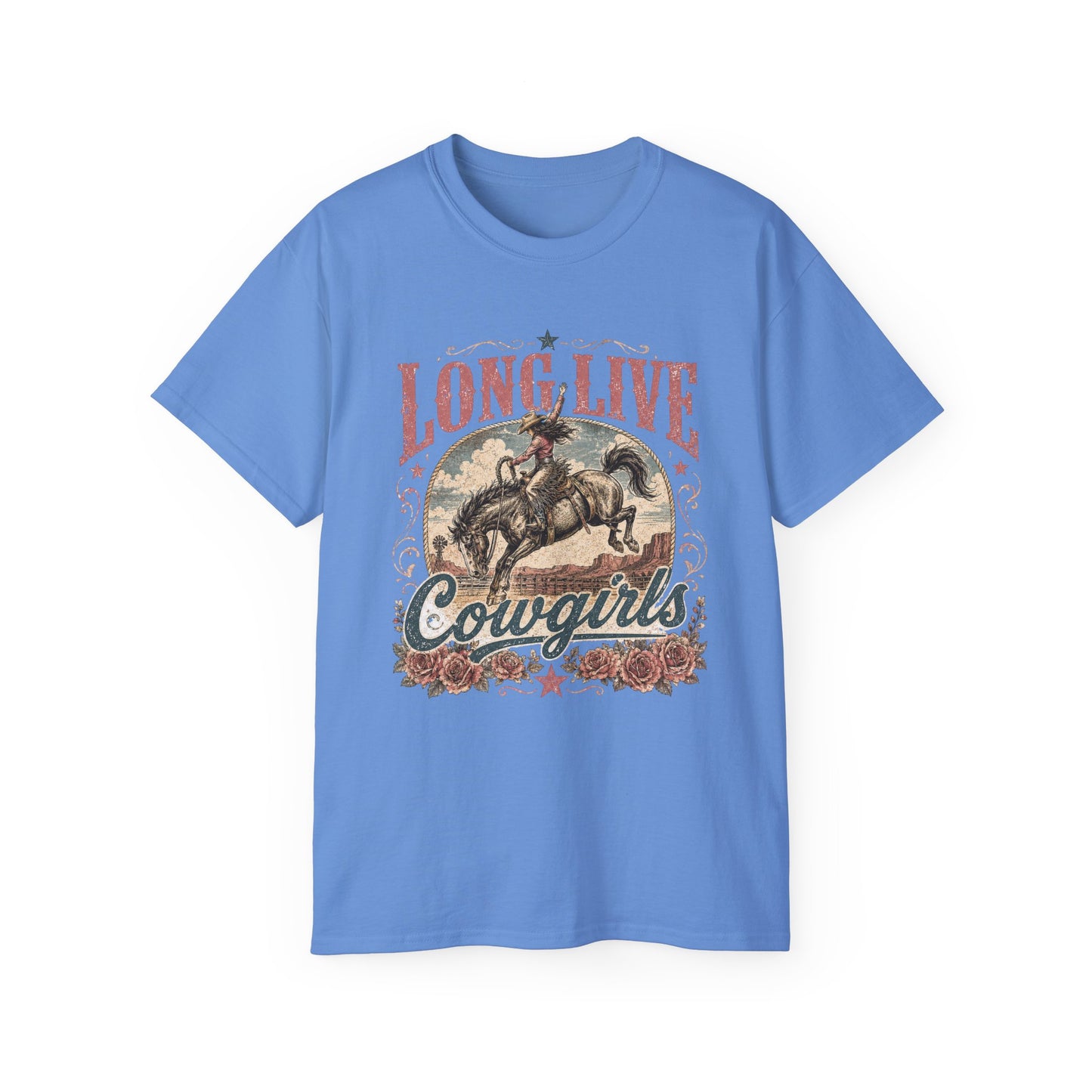 T-Shirt - Long live cowgirls rodeo spirit