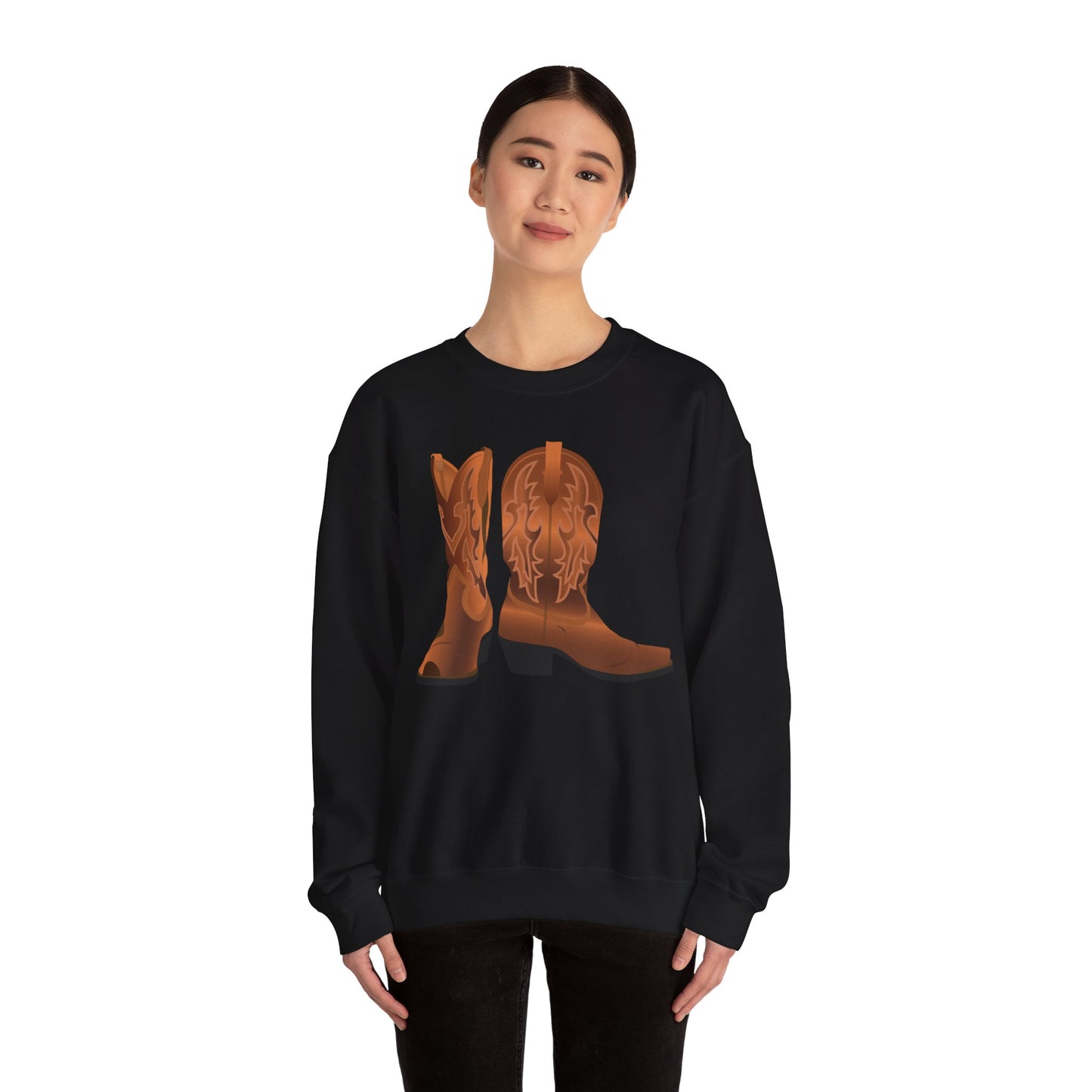 Crewneck Sweatshirt - Rodeo - Cowboy Boots