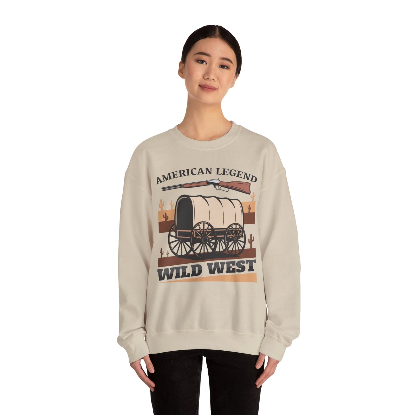 Crewneck Sweatshirt - American Legend - Wild West