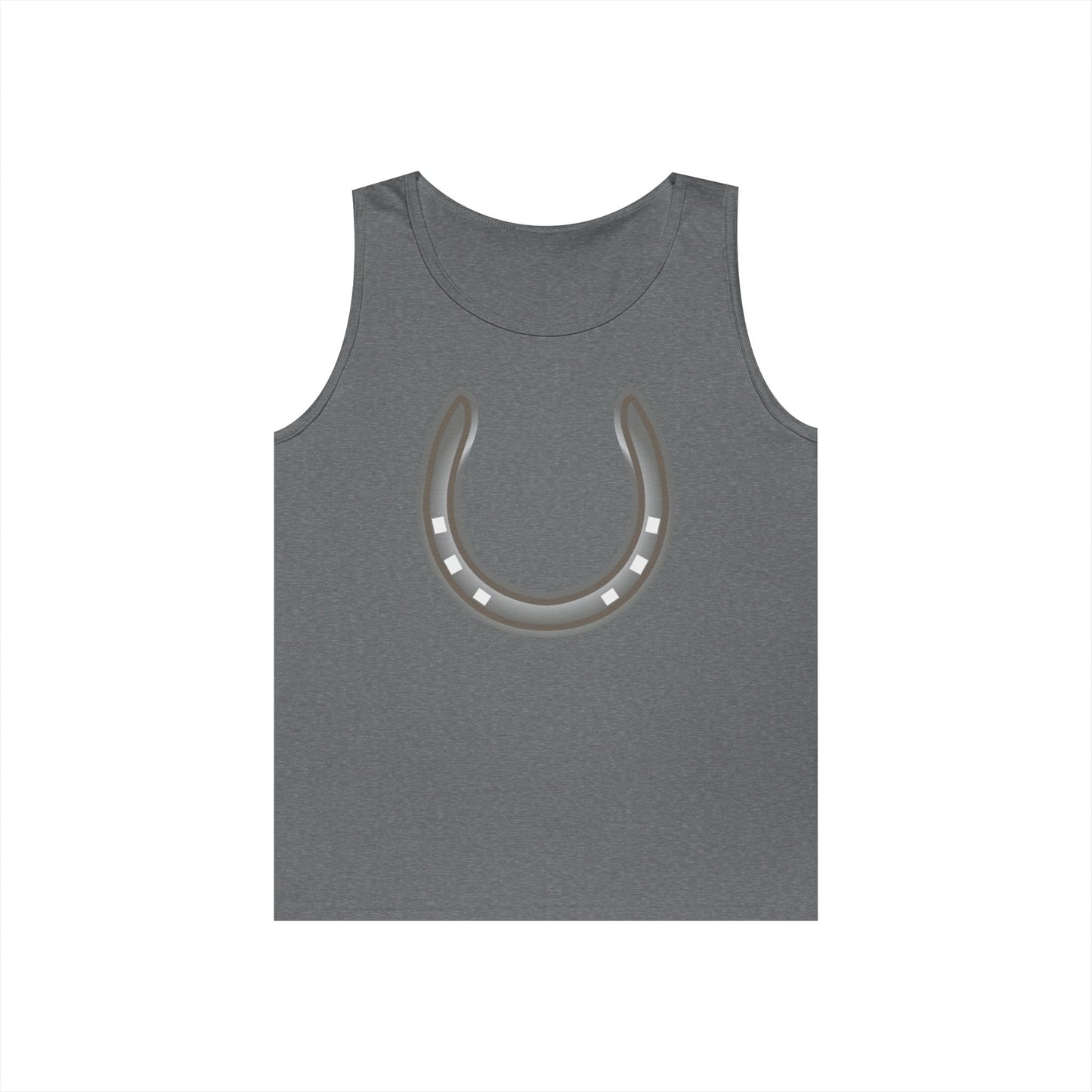 Unisex Heavy Cotton Tank Top - Rodeo - Horseshoe