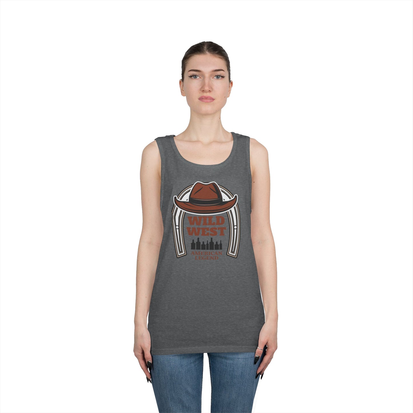 Unisex Heavy Cotton Tank Top - Wild West - American Legend