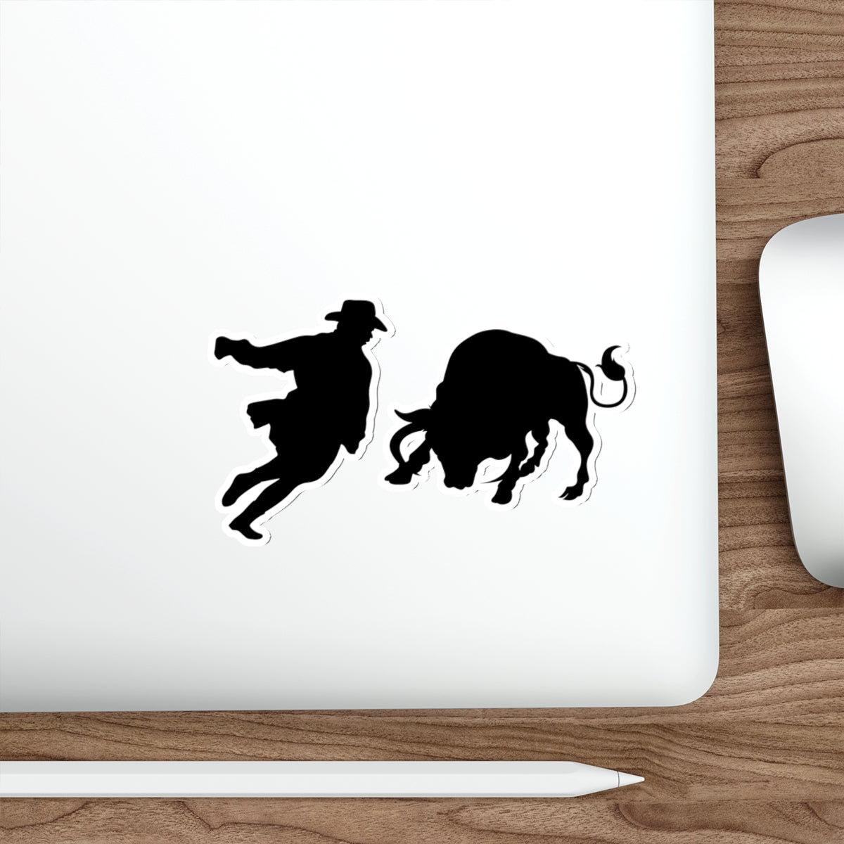 Die-cut stickers - Clown and Bull - Silhouette