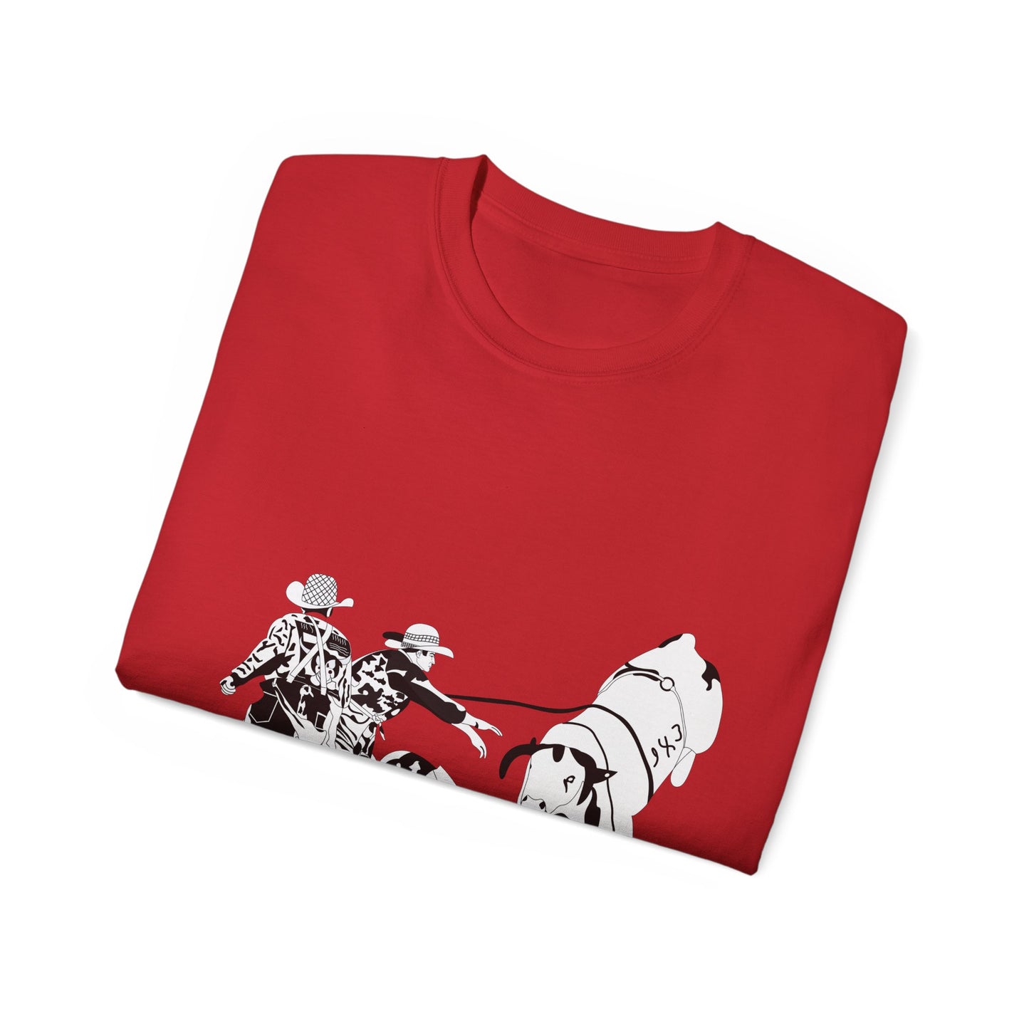 Unisex Ultra Cotton Tee - Clowns and Bull - BW