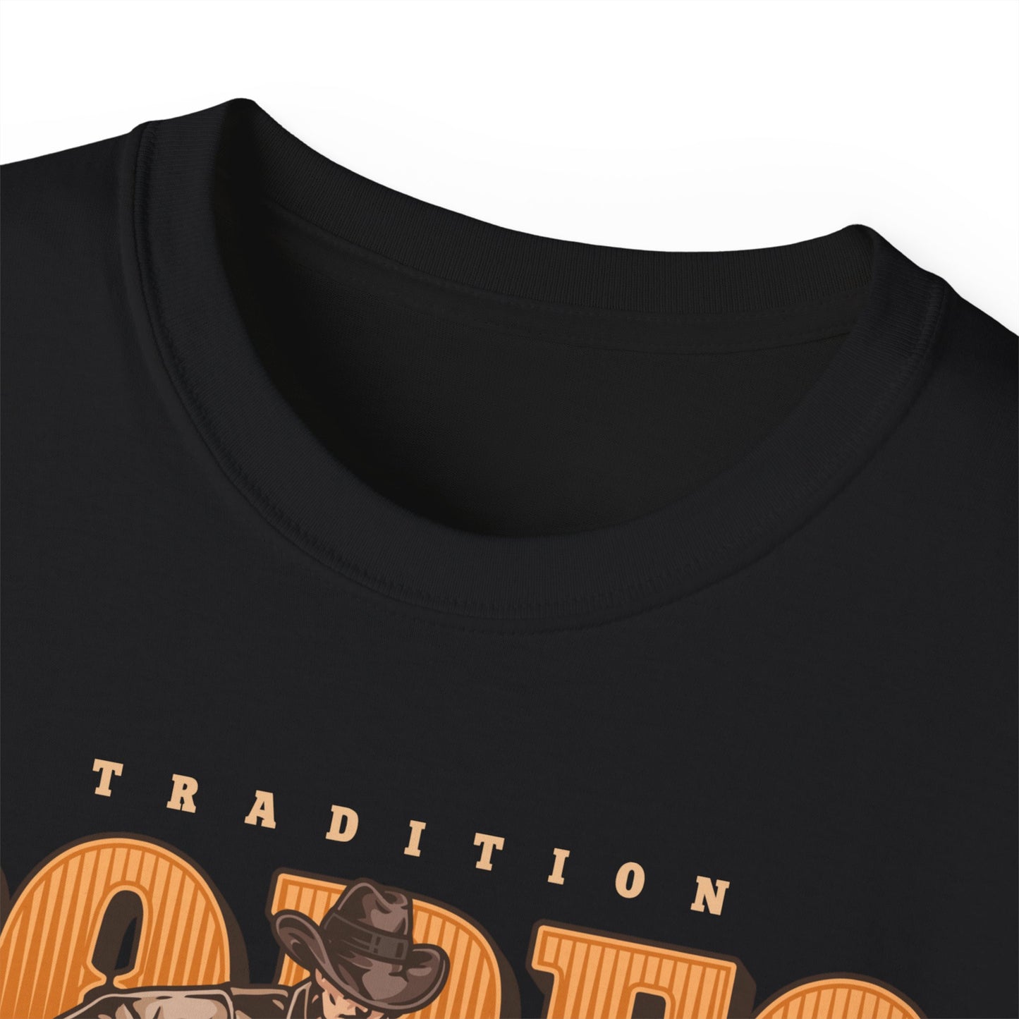 Unisex Ultra Cotton Tee - Tradition Rodeo Show - Bull Riding Events
