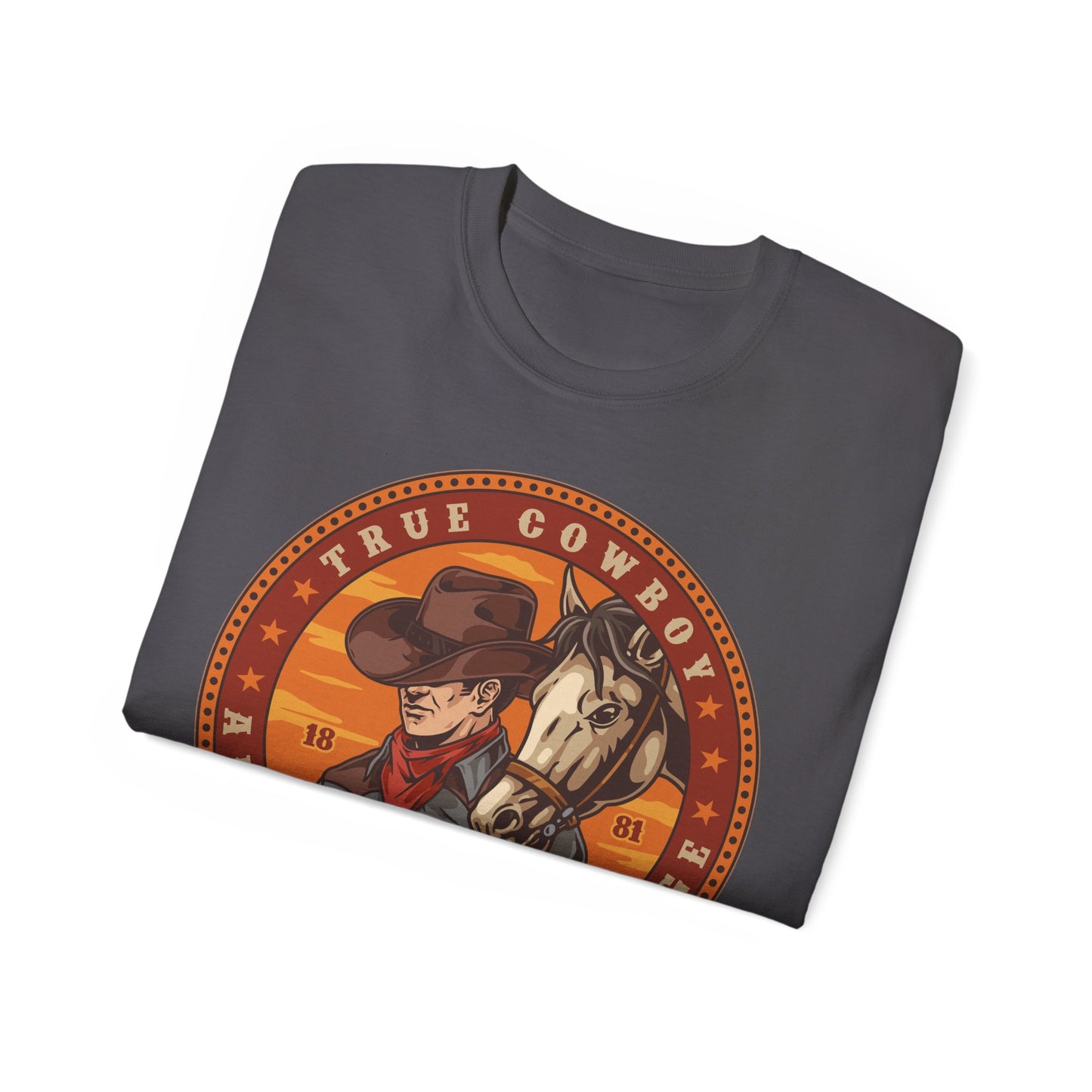 Unisex Ultra Cotton Tee - True Cowboy - American Heritage