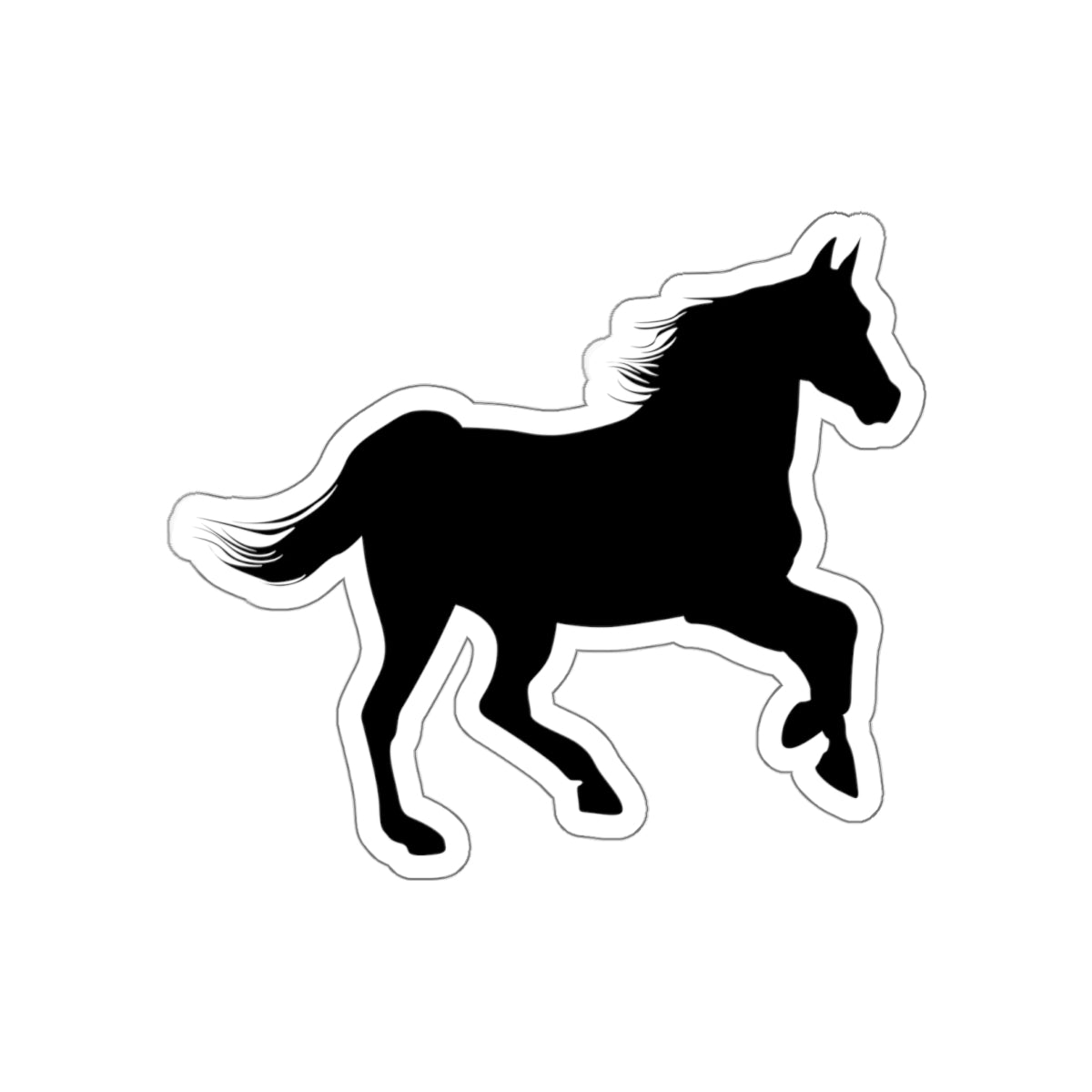 Die-cut stickers - Wild Horse - Prancing X 300