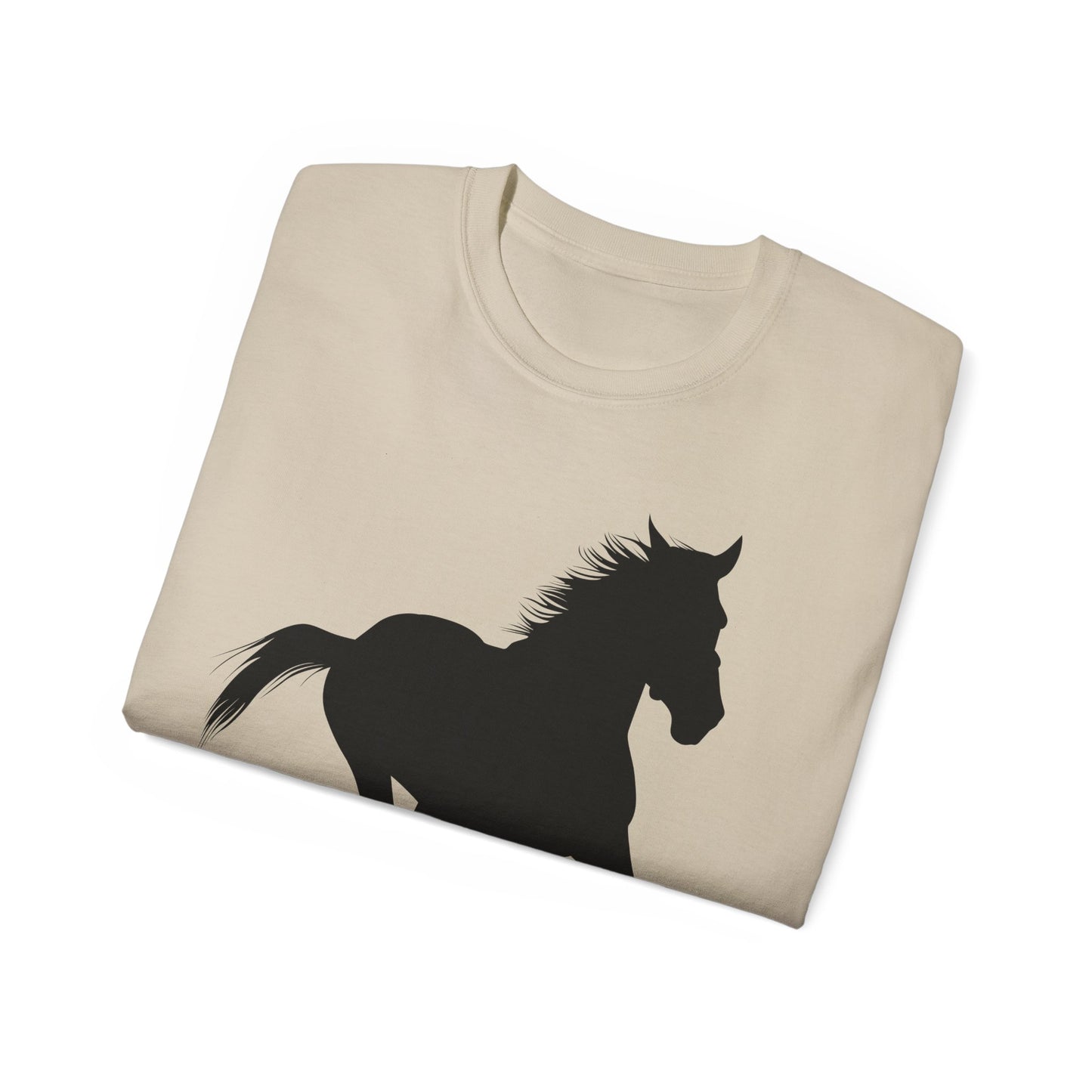 Unisex Ultra Cotton Tee - Wild Horse - Running Leaning Left X 300