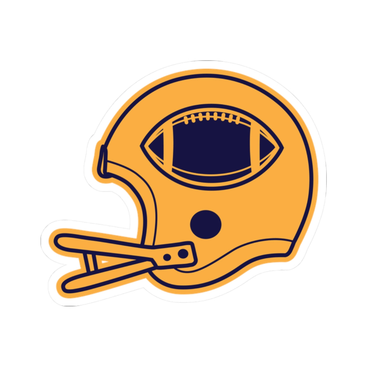 Kiss-Cut Stickers - Football Helmet